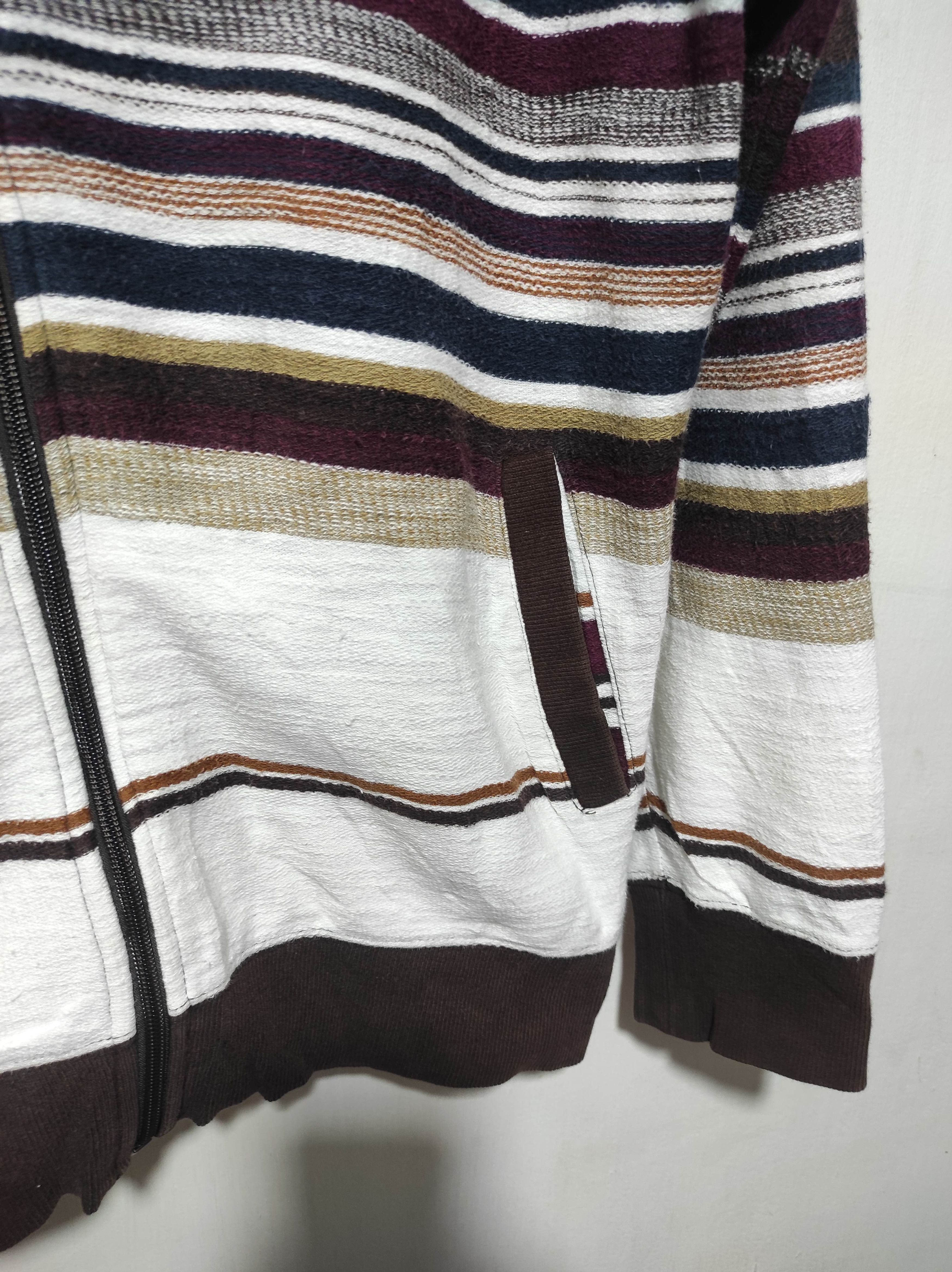 Hysteric Glamour Closshi Stripe zip Fur hoodie IfSixWasNine LGB style Size US L / EU 52-54 / 3 - 6 Thumbnail