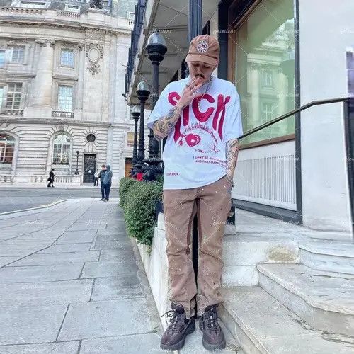 Other Print T-Shirt White Short Sleeve Size US S / EU 44-46 / 1 - 3 Thumbnail