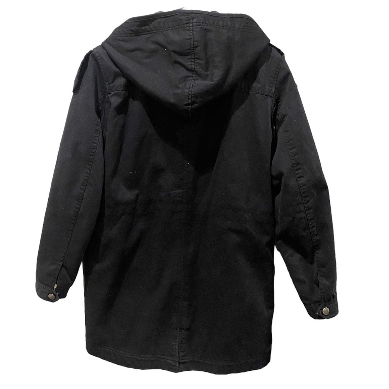 Pepe Jeans Pepe Jeans Womens Black Jacket Parka SZ. M Size M / US 6-8 / IT 42-44 - 2 Thumbnail