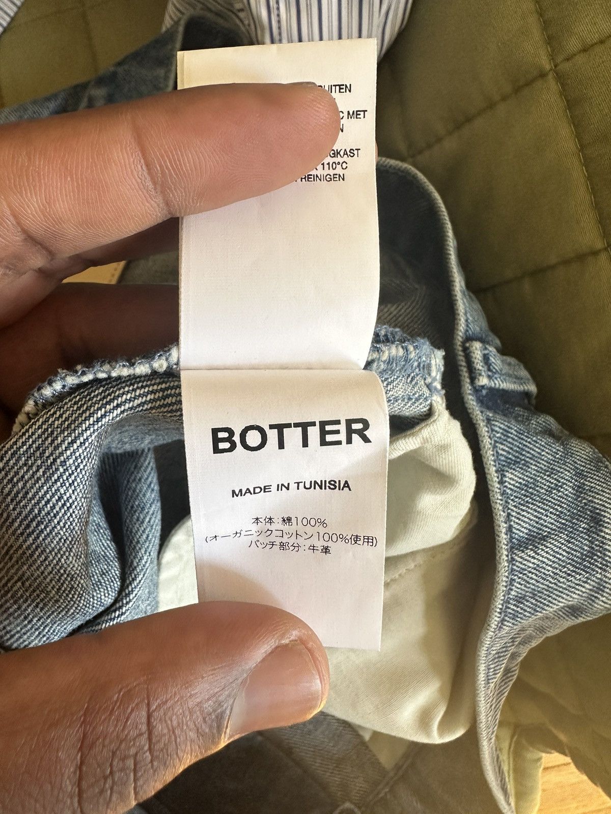 BOTTER BOTTER Blue Faded Denim Shorts Size US 34 / EU 50 - 6 Thumbnail