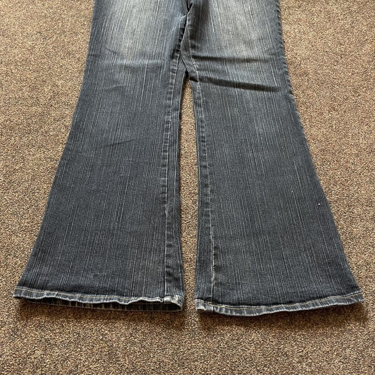 Vintage Vintage Y2K Baggy Bootcut Jeans Distressed Skate Aesthetic 3 Size 32" / US 10 / IT 46 - 2 Thumbnail