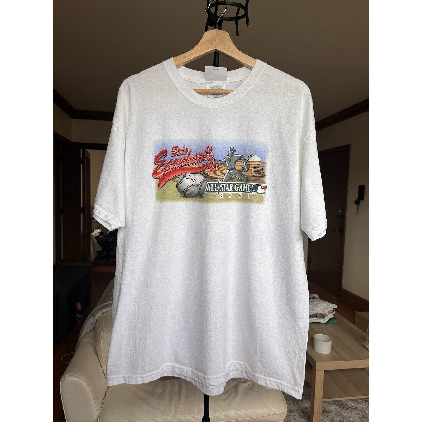 NASCAR VINTAGE DALE EARNHARDT NASCAR X MLB ALL STAR GAME GRAPHIC T Size US L / EU 52-54 / 3 - 2 Thumbnail