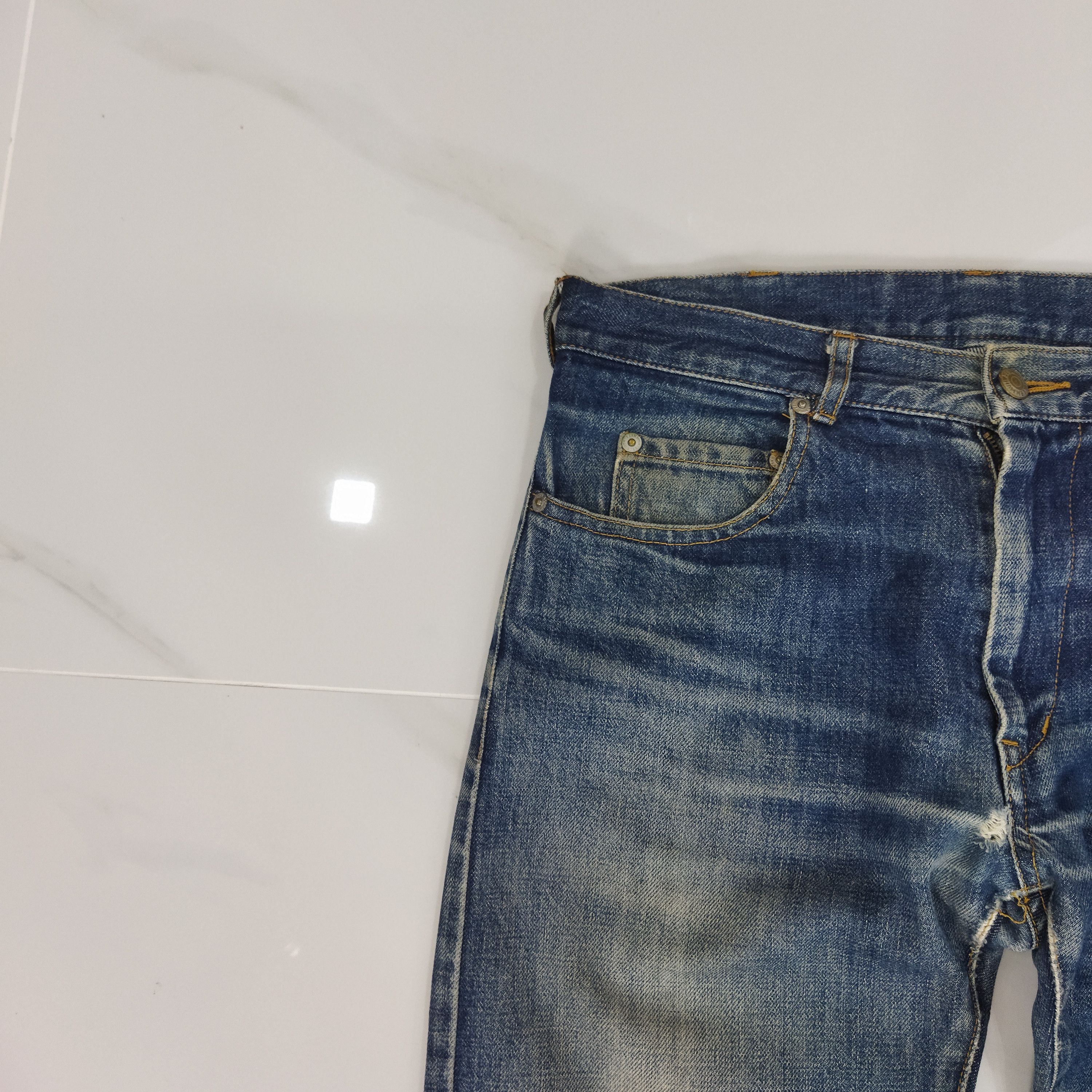 Other VINTAGE HAMNETT DISTRESSED BLUE JEANS PANTS Size US 30 / EU 46 - 4 Thumbnail