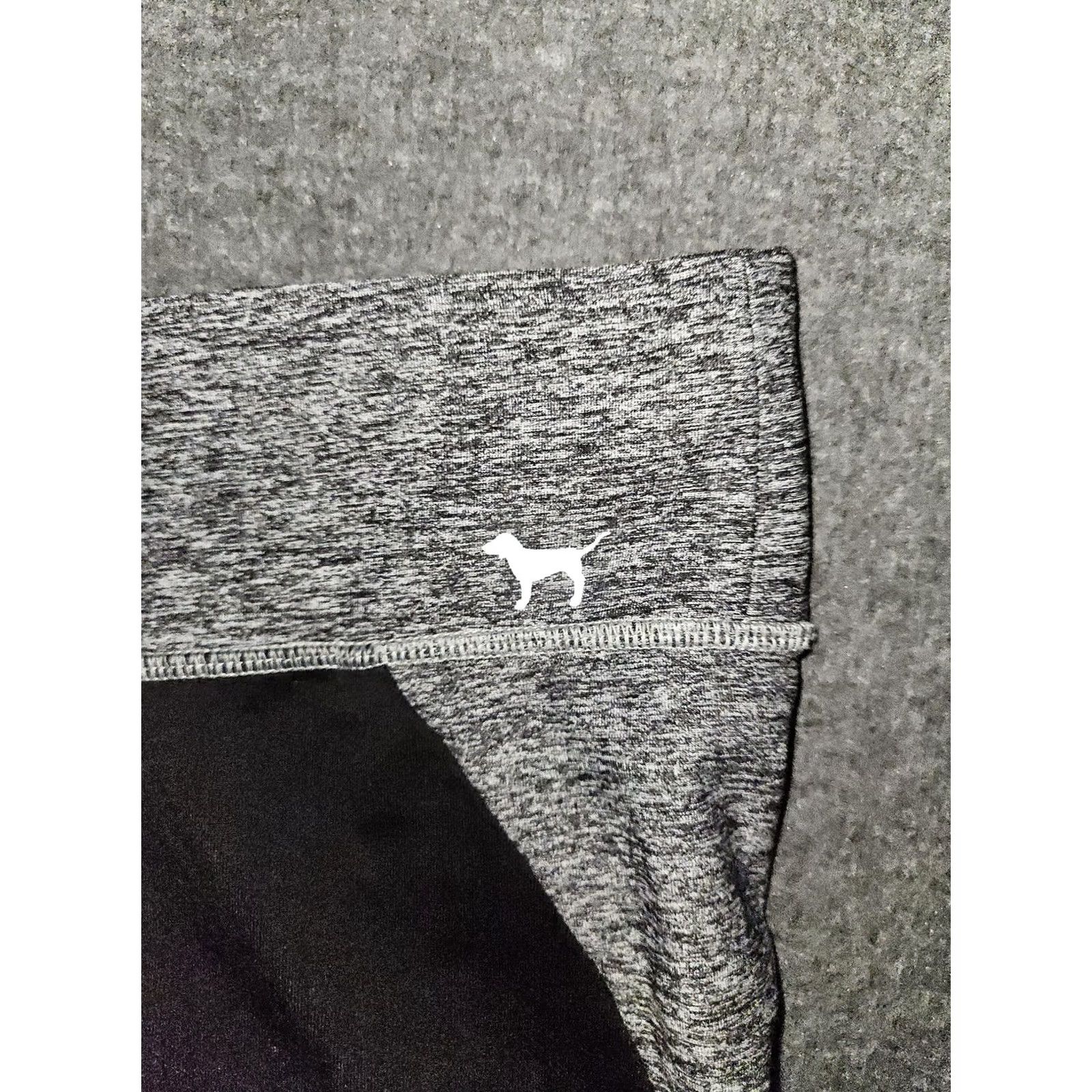 Victoria's Secret Victoria's Secret Pink Yoga Leggings Womens Small Black Fold Waist Athletic Gym Pants Size 28" / US 6 / IT 42 - 5 Thumbnail