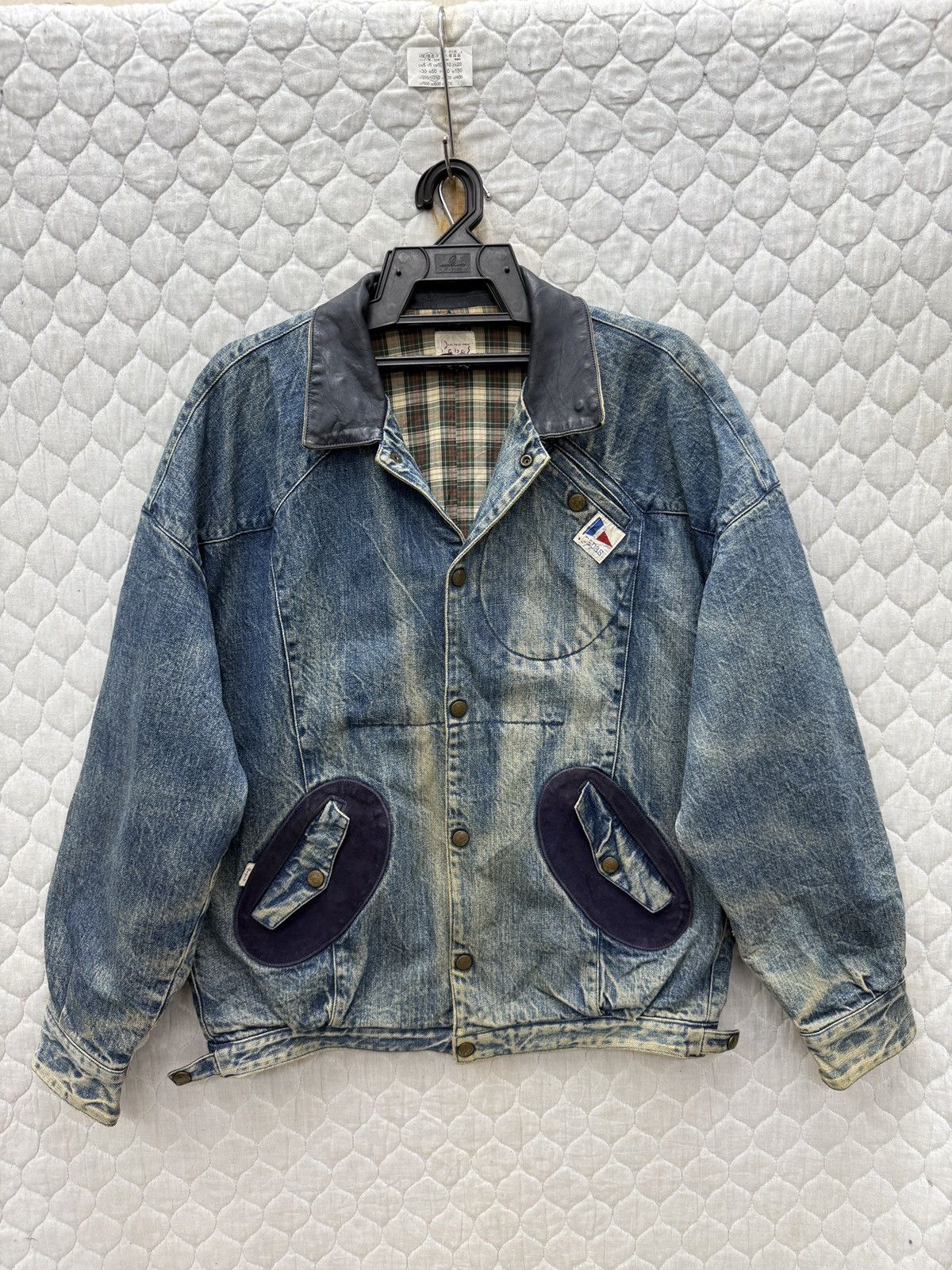 Japanese Brand 🔥🔥💥ARCHIVE PAPAS DENIM JACKET Size US L / EU 52-54 / 3 - 1 Thumbnail