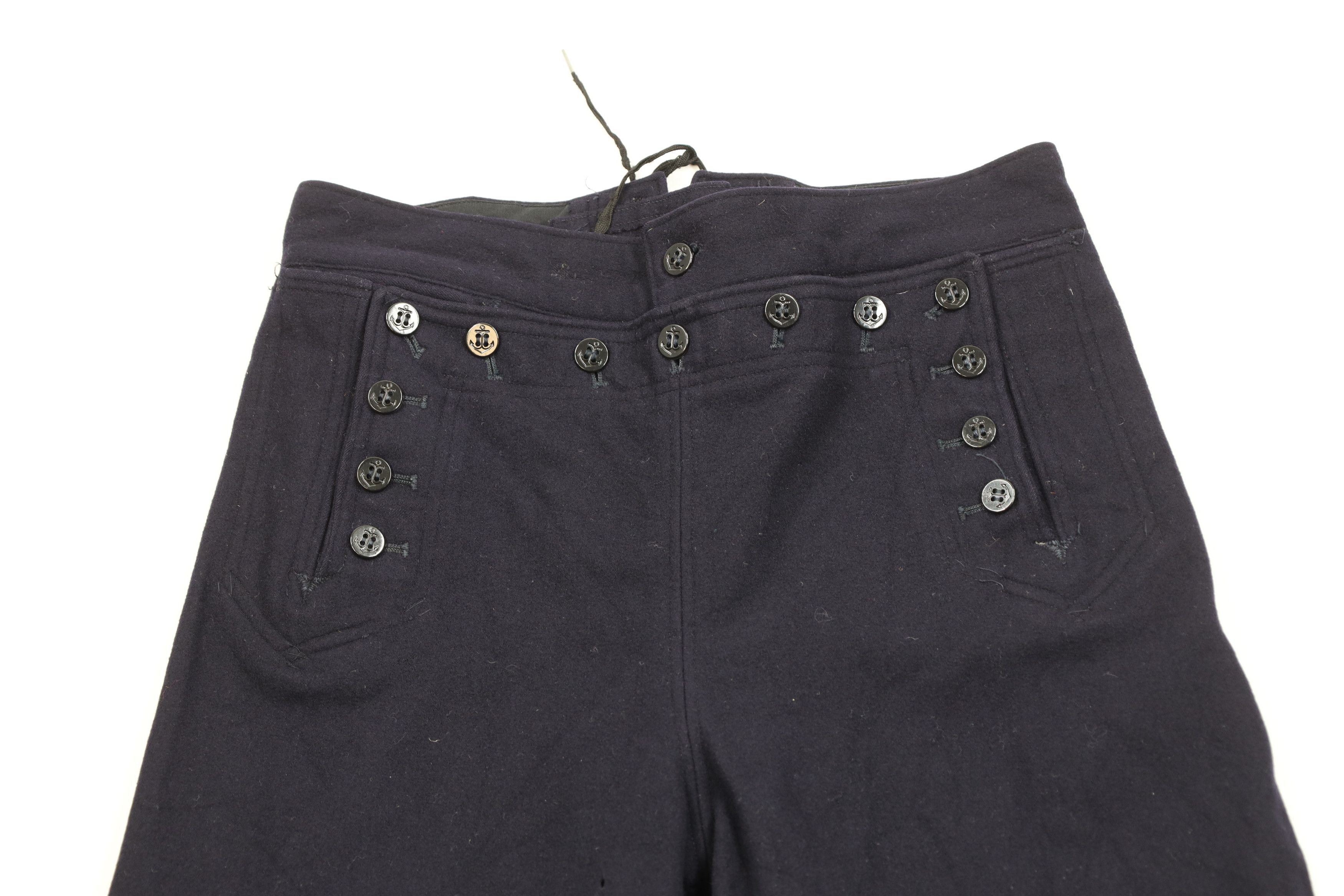 Vintage Vintage 60s Vietnam War Wool Navy Bell Bottoms Pants USA Size US 30 / EU 46 - 2 Thumbnail