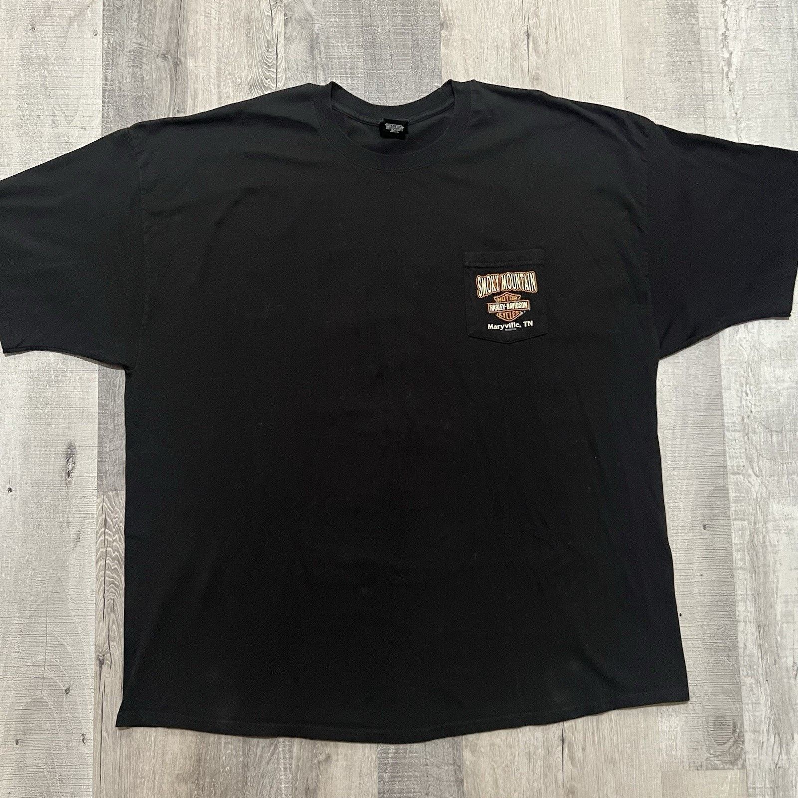 Harley Davidson Harley Davidson Smoky Mountain Biker TN Motorcycle T Shirt Size US XXL / EU 58 / 5 - 2 Thumbnail