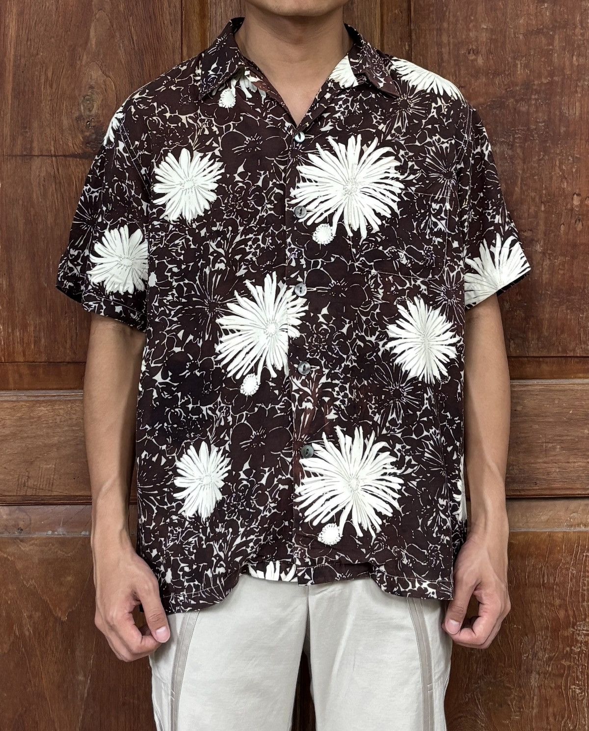Junya Watanabe FREE TAX! SS 2017 Floral Viscose Camp Collar Shirt - Small Size US S / EU 44-46 / 1 - 1 Thumbnail