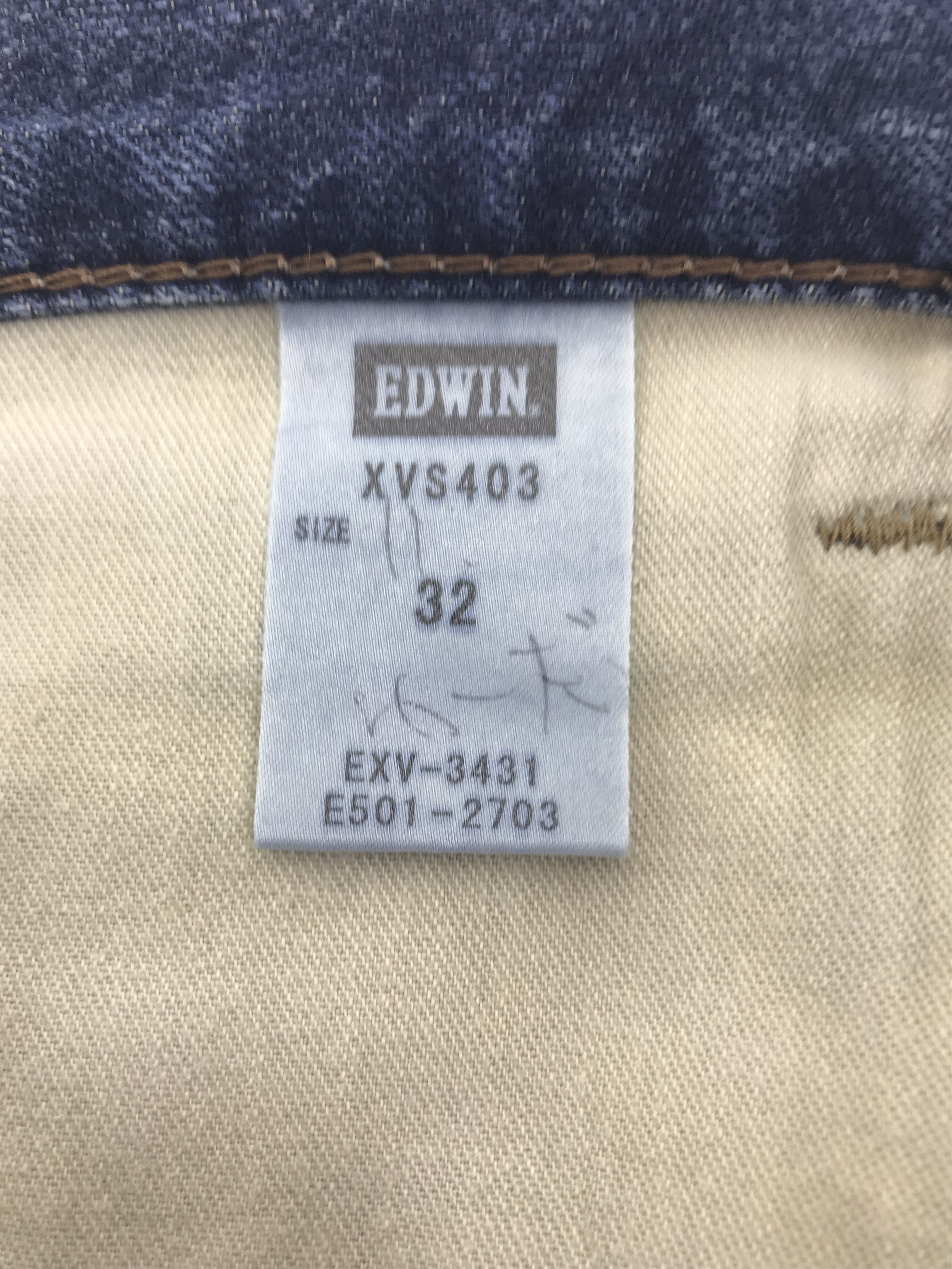 Edwin Vintage Edwin 403 XVS Blue Washed Jeans Size US 32 / EU 48 - 11 Thumbnail