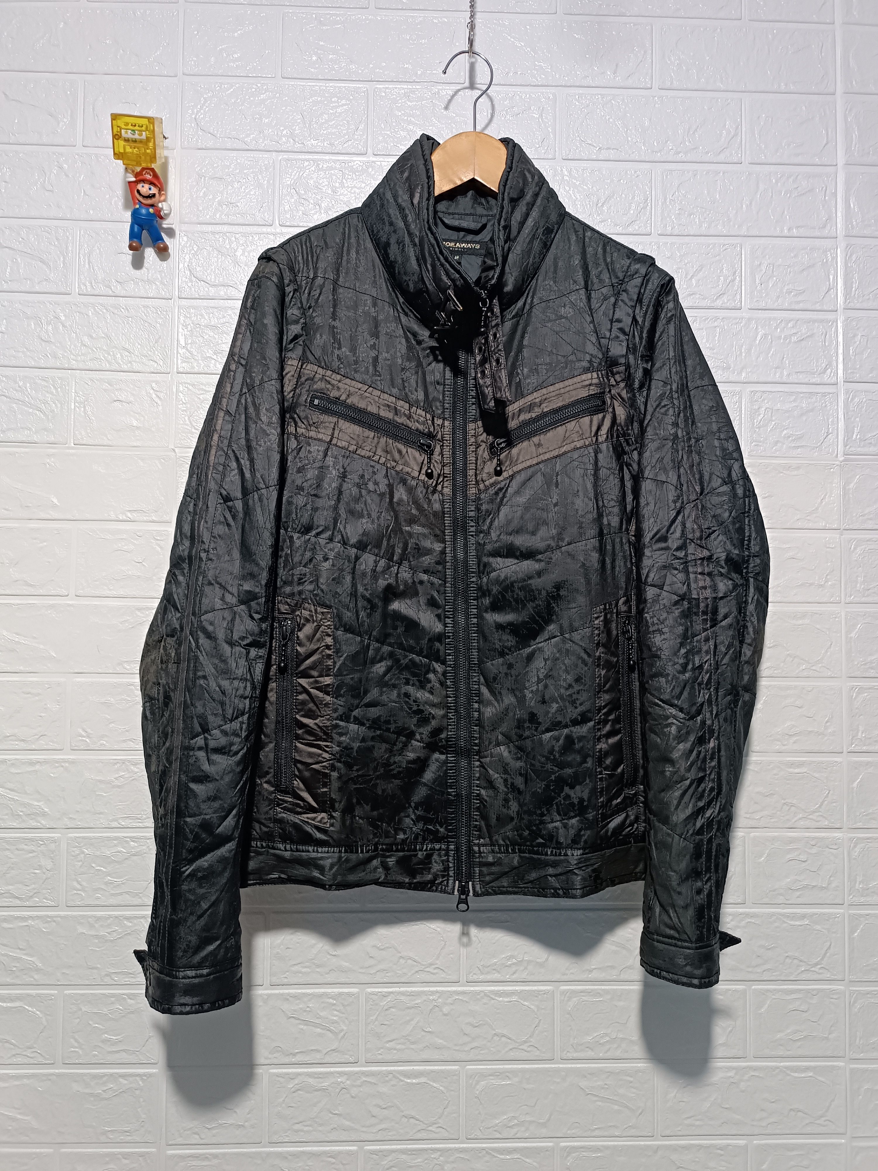 Japanese Brand Japanese Small Part Biker Down Jacket number(N)ine Style Size US M / EU 48-50 / 2 - 1 Thumbnail