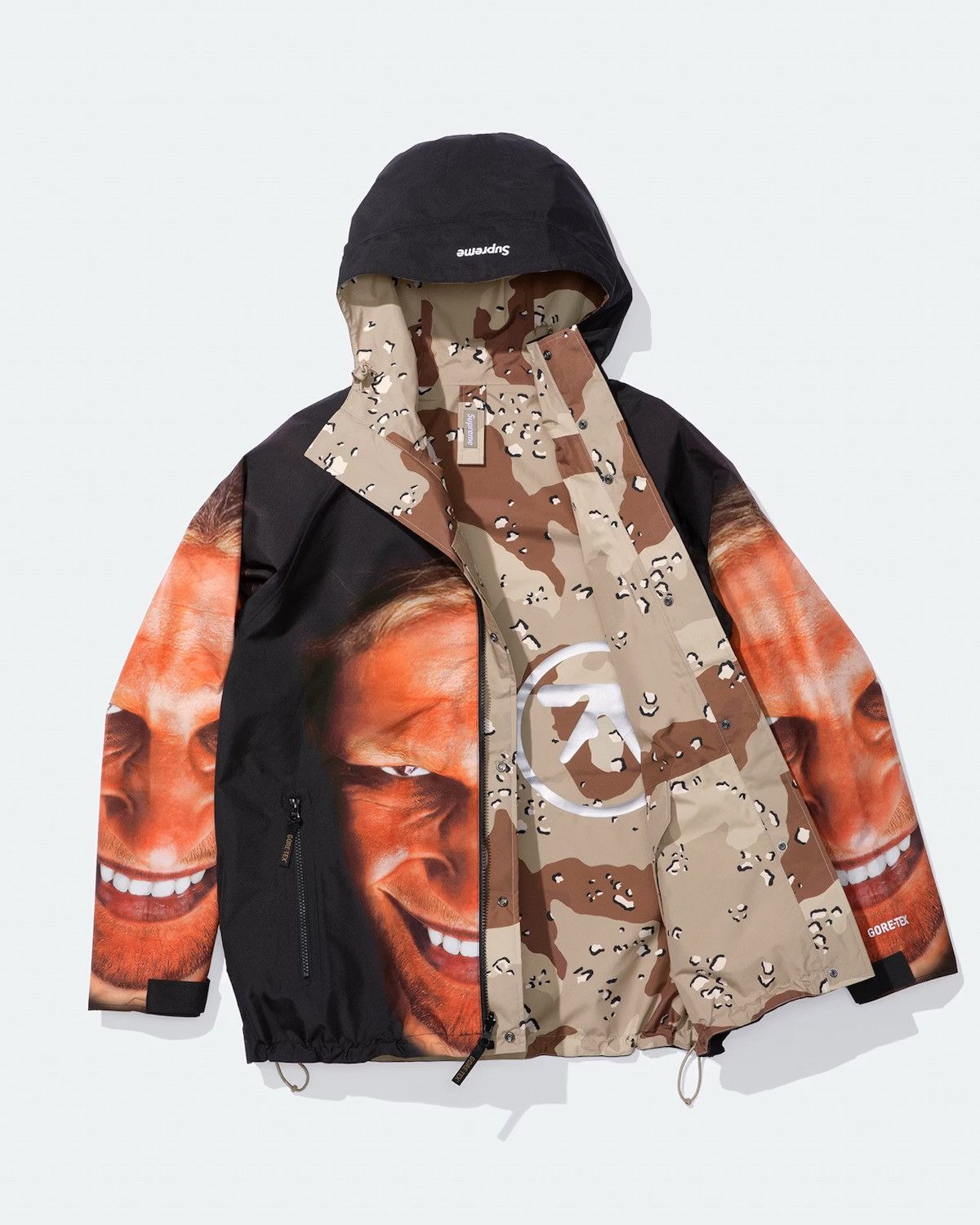 Supreme Supreme/Aphex Twin Reversible GORE-TEX Hooded Jacket Size US XL / EU 56 / 4 - 10 Thumbnail