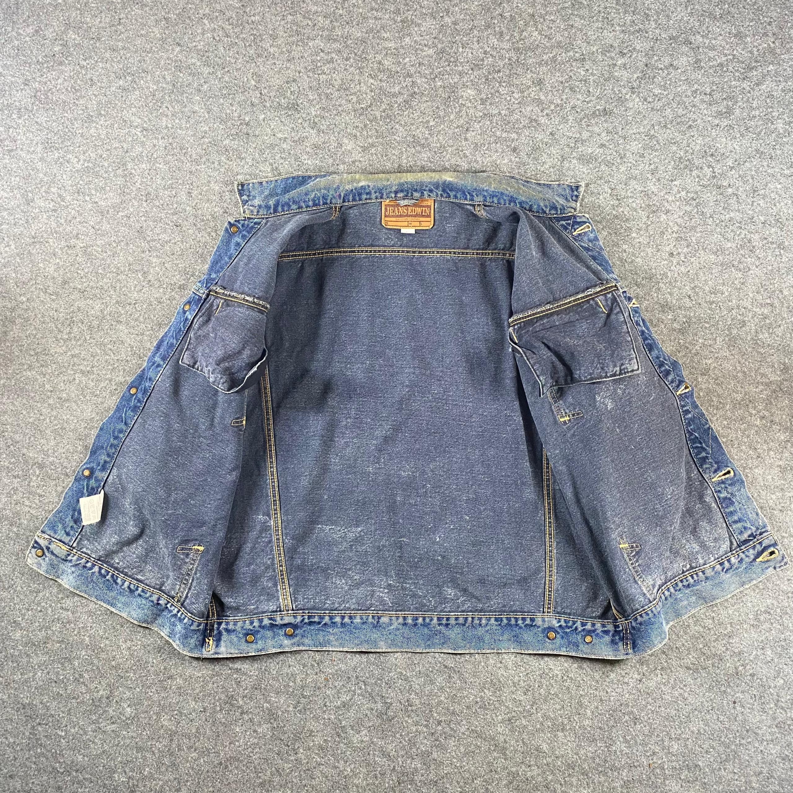 Edwin Vintage Edwin Tokyo Japan Denim Jacket Size US L / EU 52-54 / 3 - 8 Thumbnail