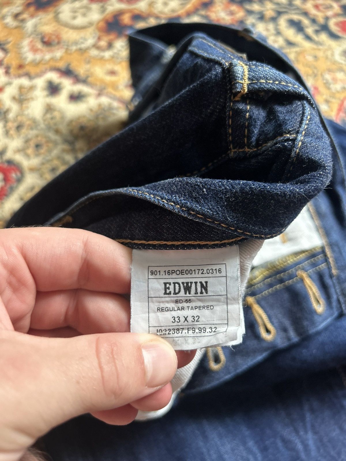 Edwin Edwin Selvedge Japanese Denim Pants 33x32 Size US 33 - 11 Thumbnail
