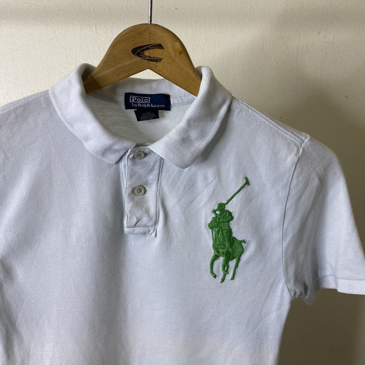 Polo Ralph Lauren Vintage Polo RL Big Pony 3 Tone Polo T Shirt Chief Keef Size XXS / US 00 / IT 34 - 2 Thumbnail