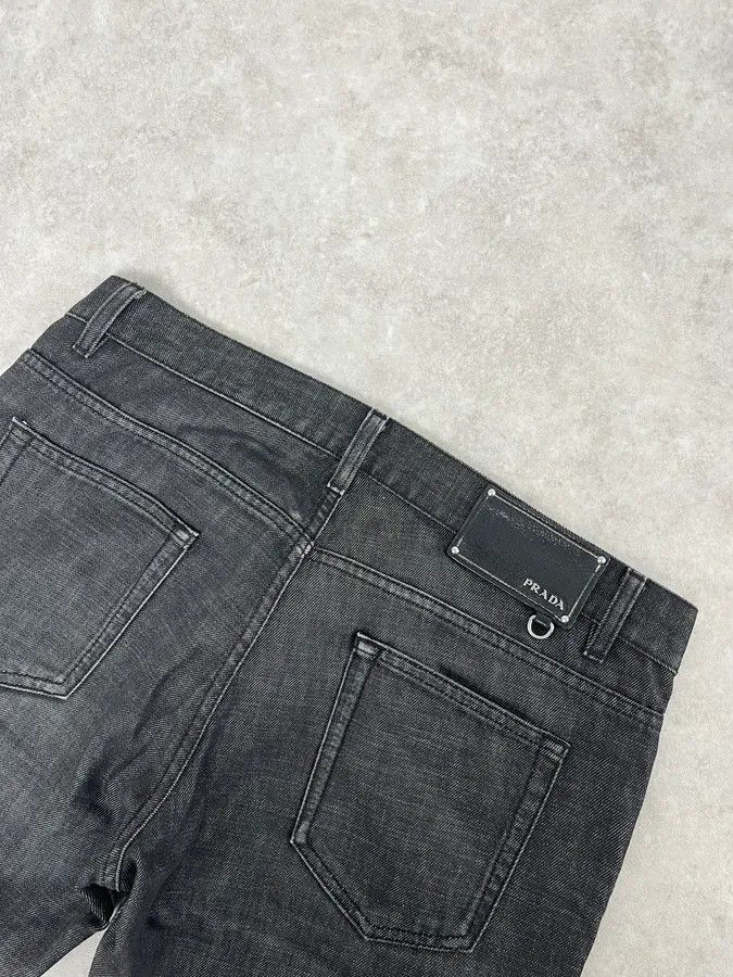 Prada AW2008 Prada Grey Denim Straight Jeans Size US 34 / EU 50 - 8 Thumbnail