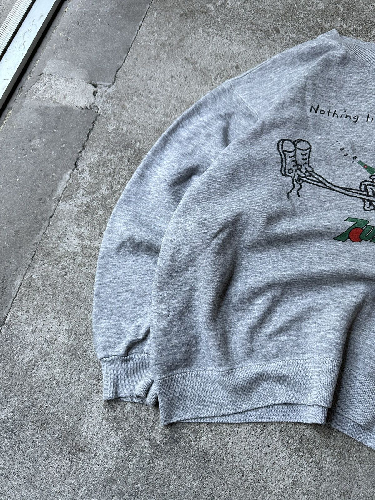 Pepsi 80s Vintage 7up PromoGraphic Sweatshirt Boxy Crewneck Size US 28 / EU 44 - 6 Thumbnail