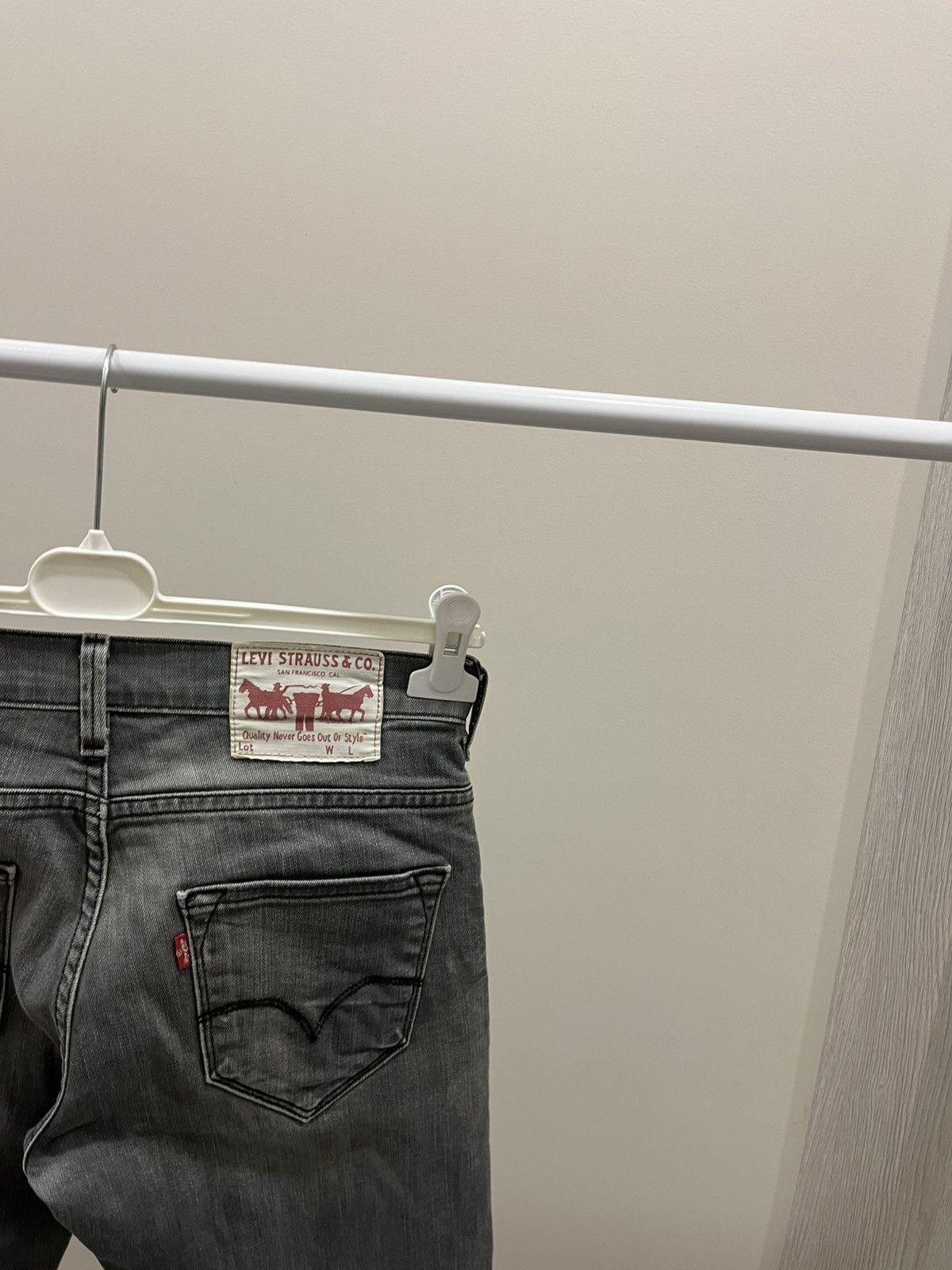 Levi's Vintage Levis Premium San Francisco Big E Black Jeans Size US 29 - 5 Thumbnail