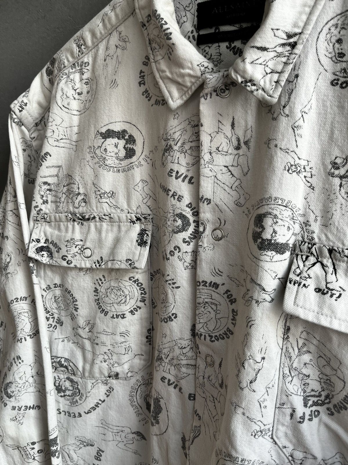 Allsaints × Vintage Allsaints old school jacket Size US M / EU 48-50 / 2 - 4 Thumbnail