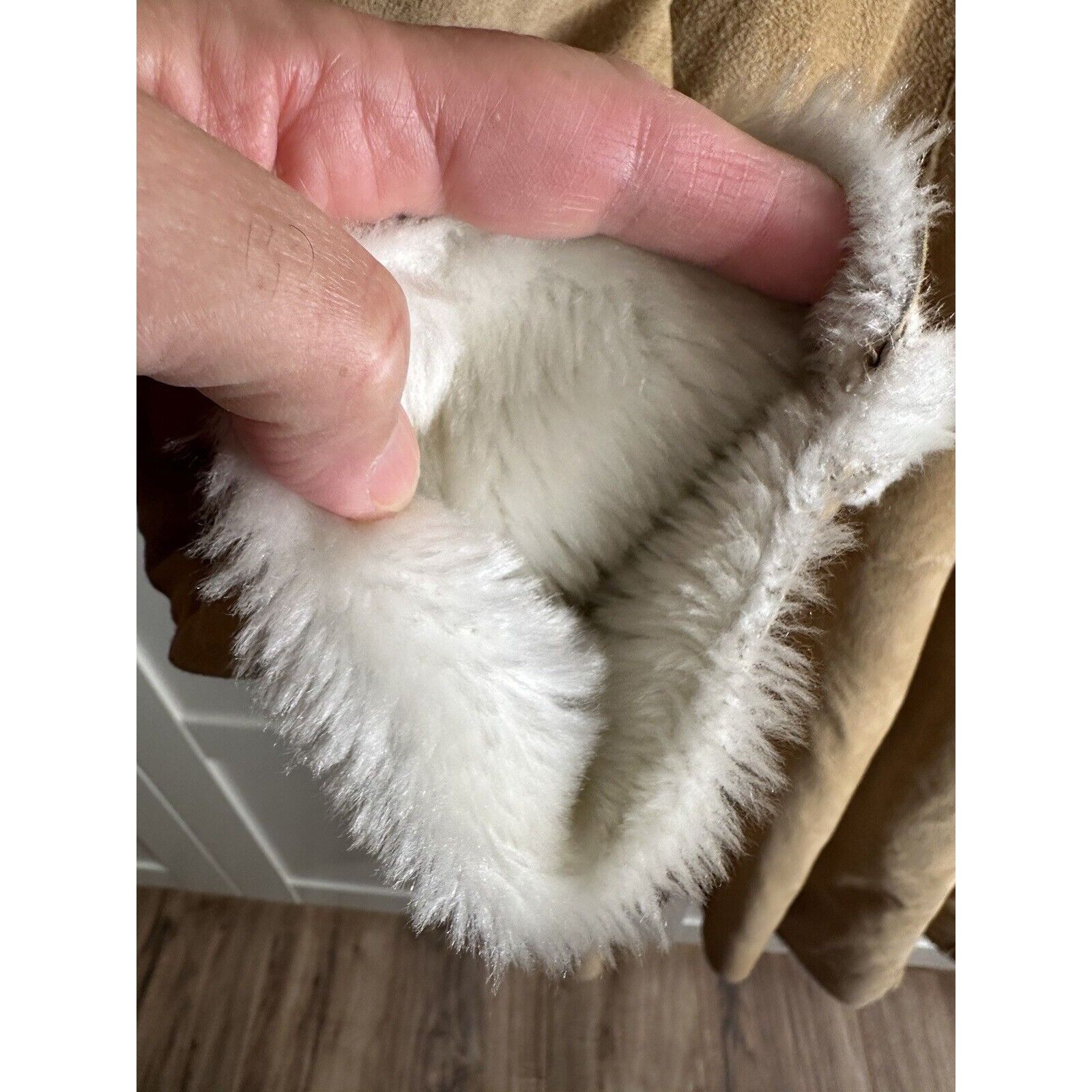 Boston Proper Vtg Penny Lane Y2K Leather Boston Proper Faux Sherpa Womans Size M / US 6-8 / IT 42-44 - 11 Thumbnail