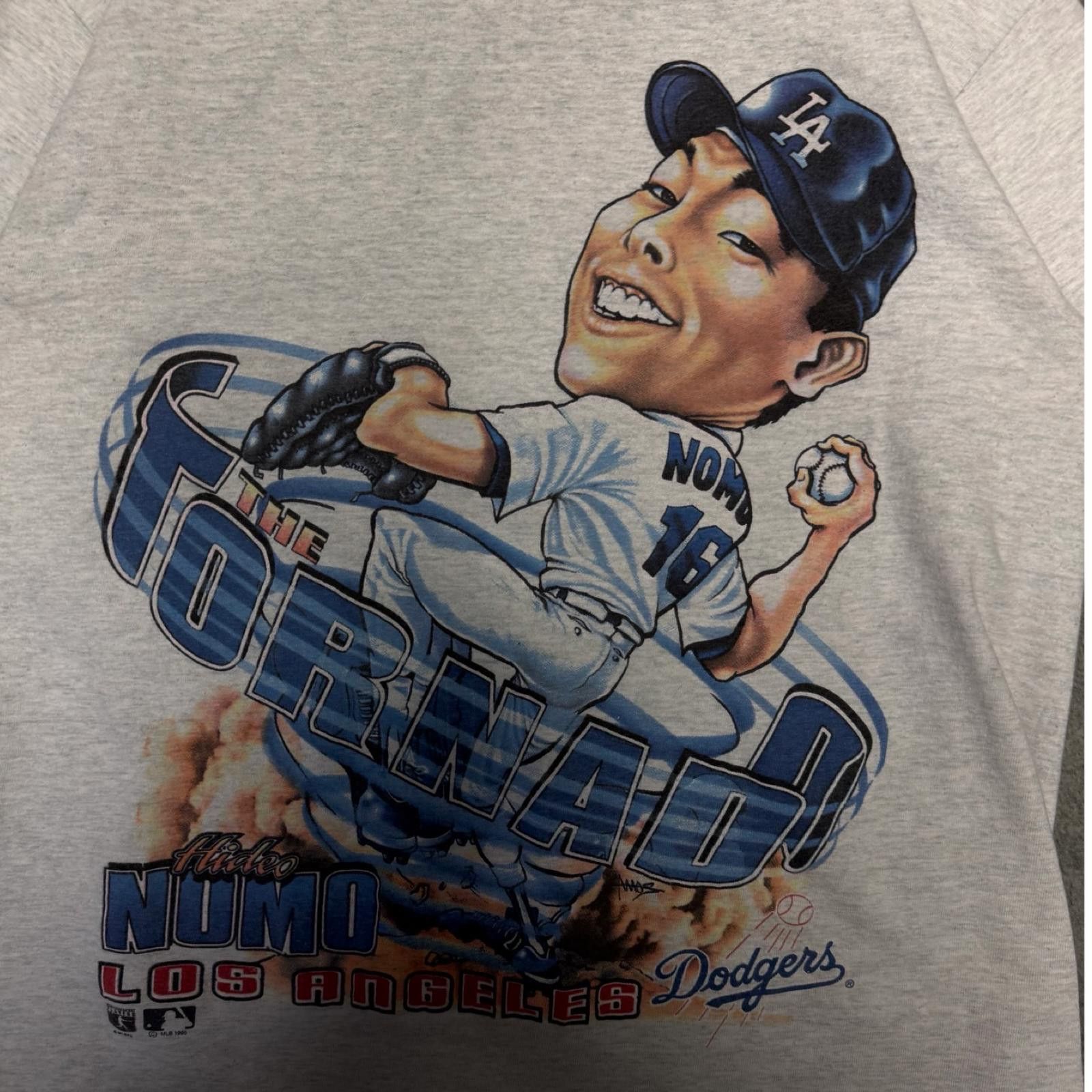 Salem Sportswear 1995 Hideo Nomoka The Tornado LA Dodgers -- L -- Size US L / EU 52-54 / 3 - 2 Thumbnail