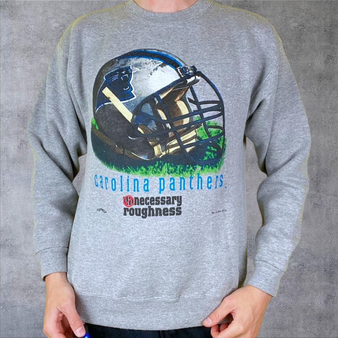 Lee × Vintage Vintage Carolina Panthers Sweatshirt Size US XL / EU 56 / 4 - 2 Thumbnail