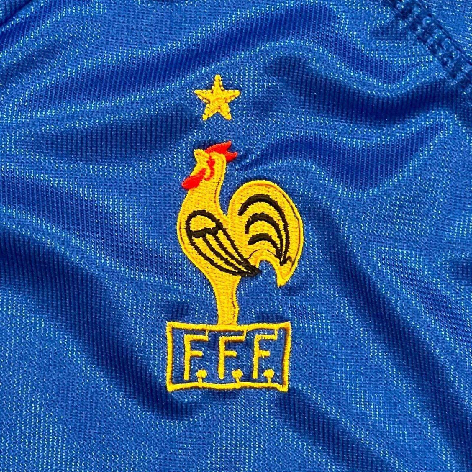 Adidas Adidas & France (FFF) Official 2002 Vintage Soccer Jersey Size US L / EU 52-54 / 3 - 2 Thumbnail