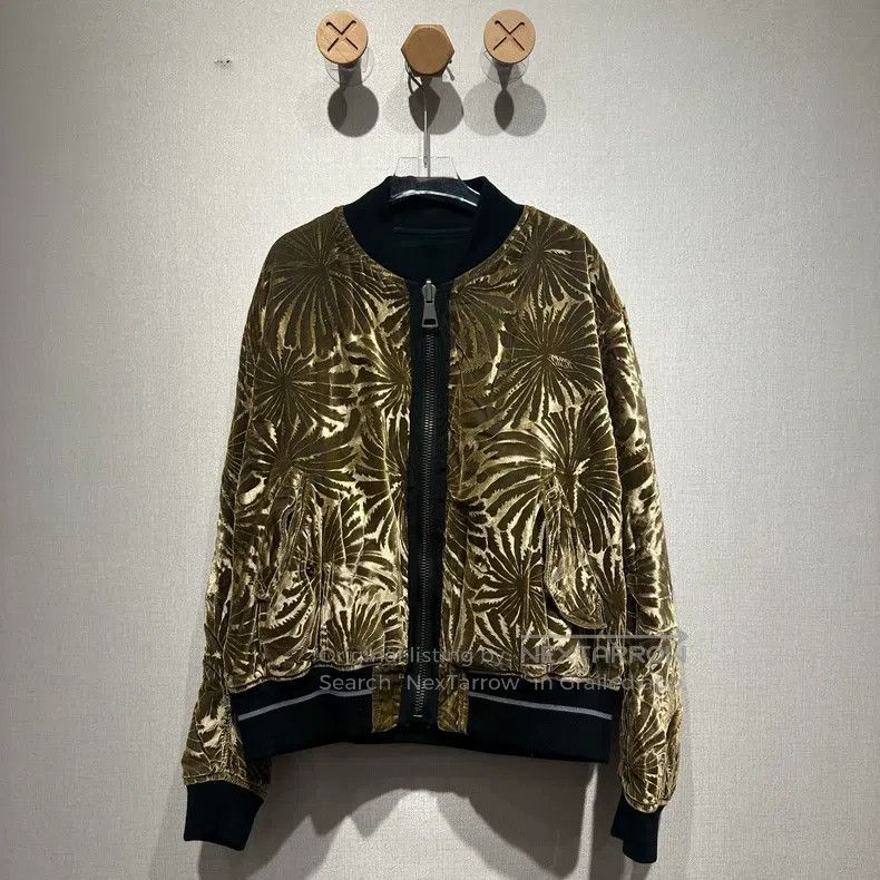 Haider Ackermann Haider Ackermann Gold Velvet Jacket Size US M / EU 48-50 / 2 - 1 Thumbnail