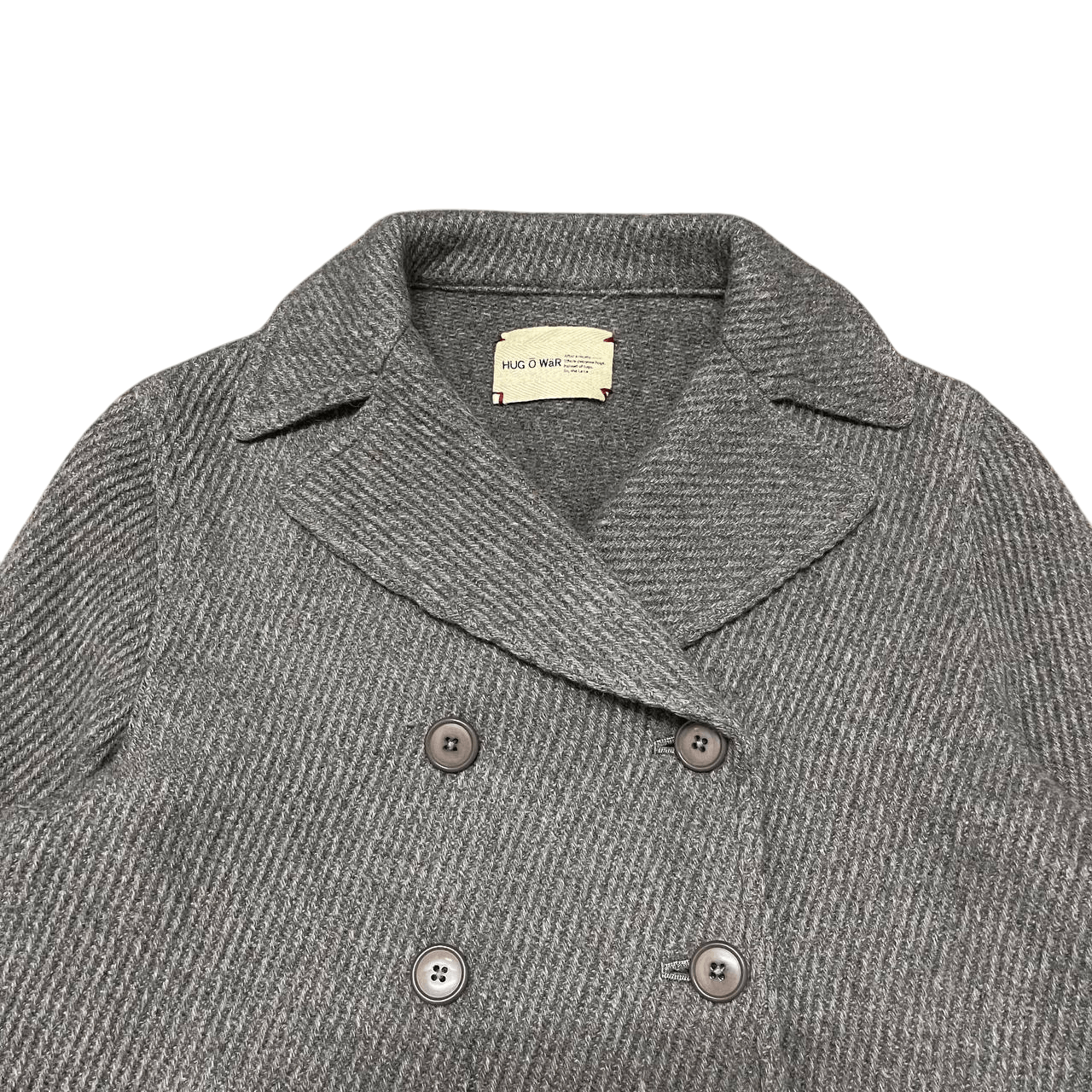 Japanese Brand Hug O War Wool Coat Made in Japan Size M / US 6-8 / IT 42-44 - 2 Thumbnail