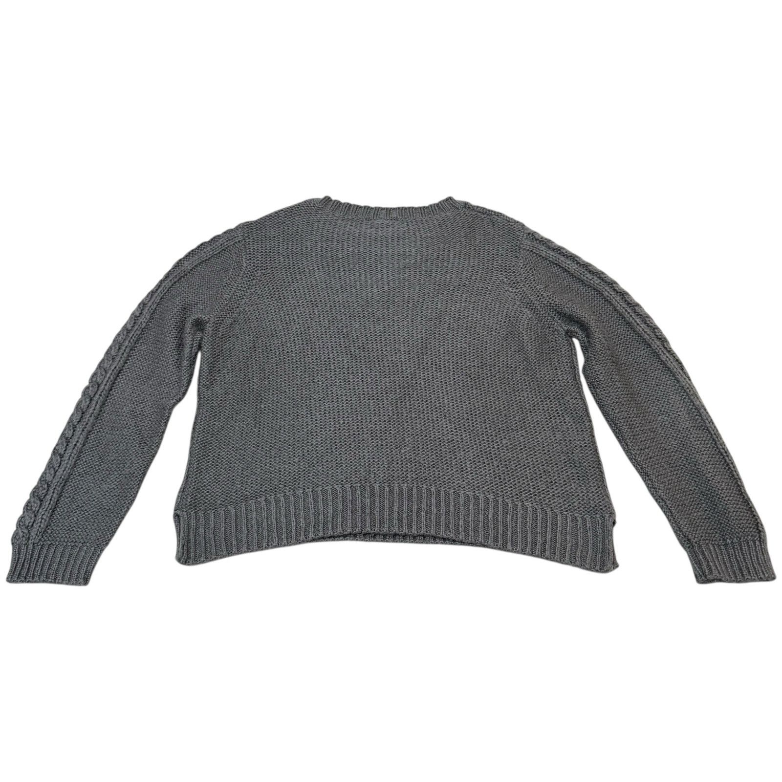 Other Wooden Ships Cable Knit Sweater Long Sleeve Gray Boxy X/S Size S / US 4 / IT 40 - 8 Thumbnail