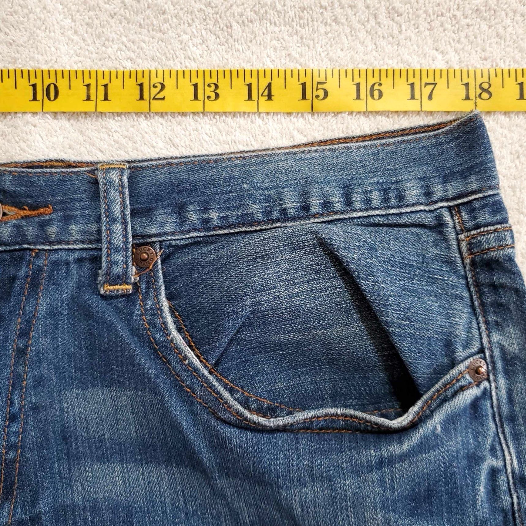 Lucky Brand Lucky Brand 221 Jeans 36 x 29 Original Straight Men Size US 36 / EU 52 - 4 Thumbnail