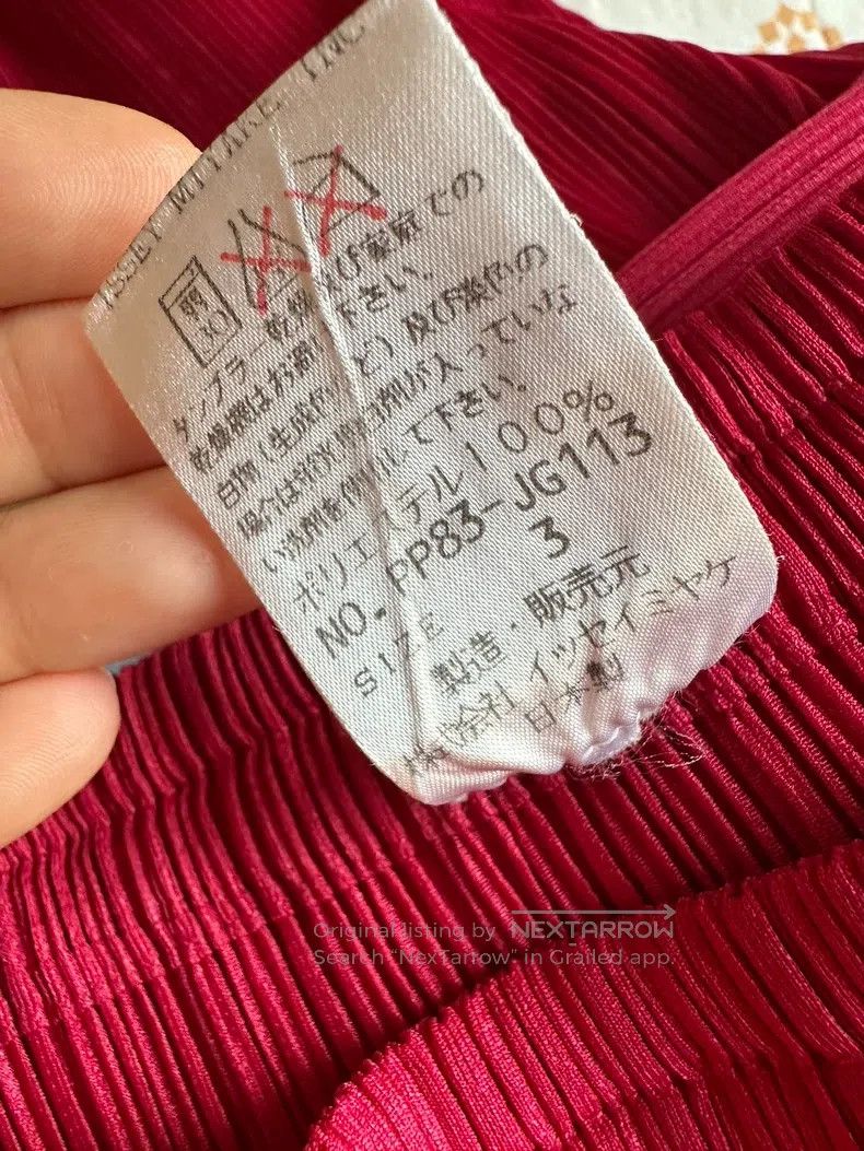 Issey Miyake Issey Miyake size:3 Fuchsia Midi Skirt Size 31" - 3 Thumbnail