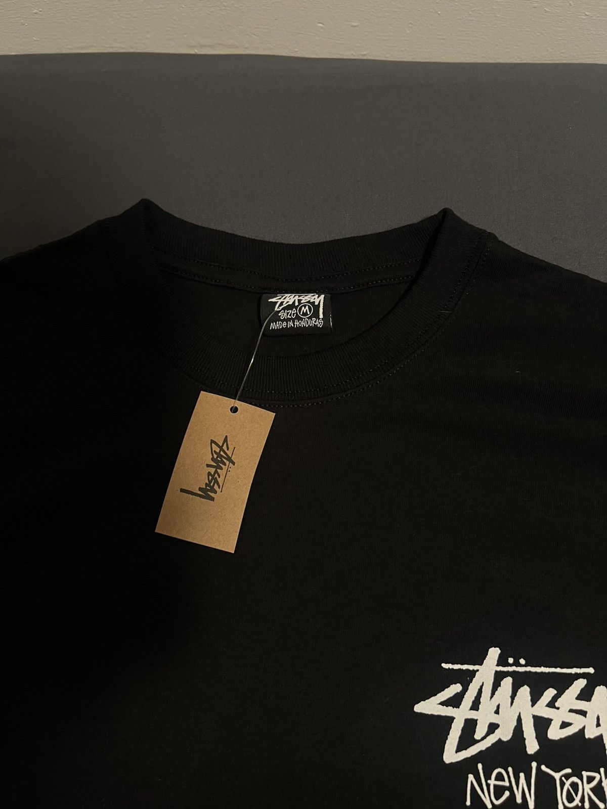 Stussy Stussy New York Exclusive Stock Tee Black Size Medium Size US M / EU 48-50 / 2 - 5 Thumbnail