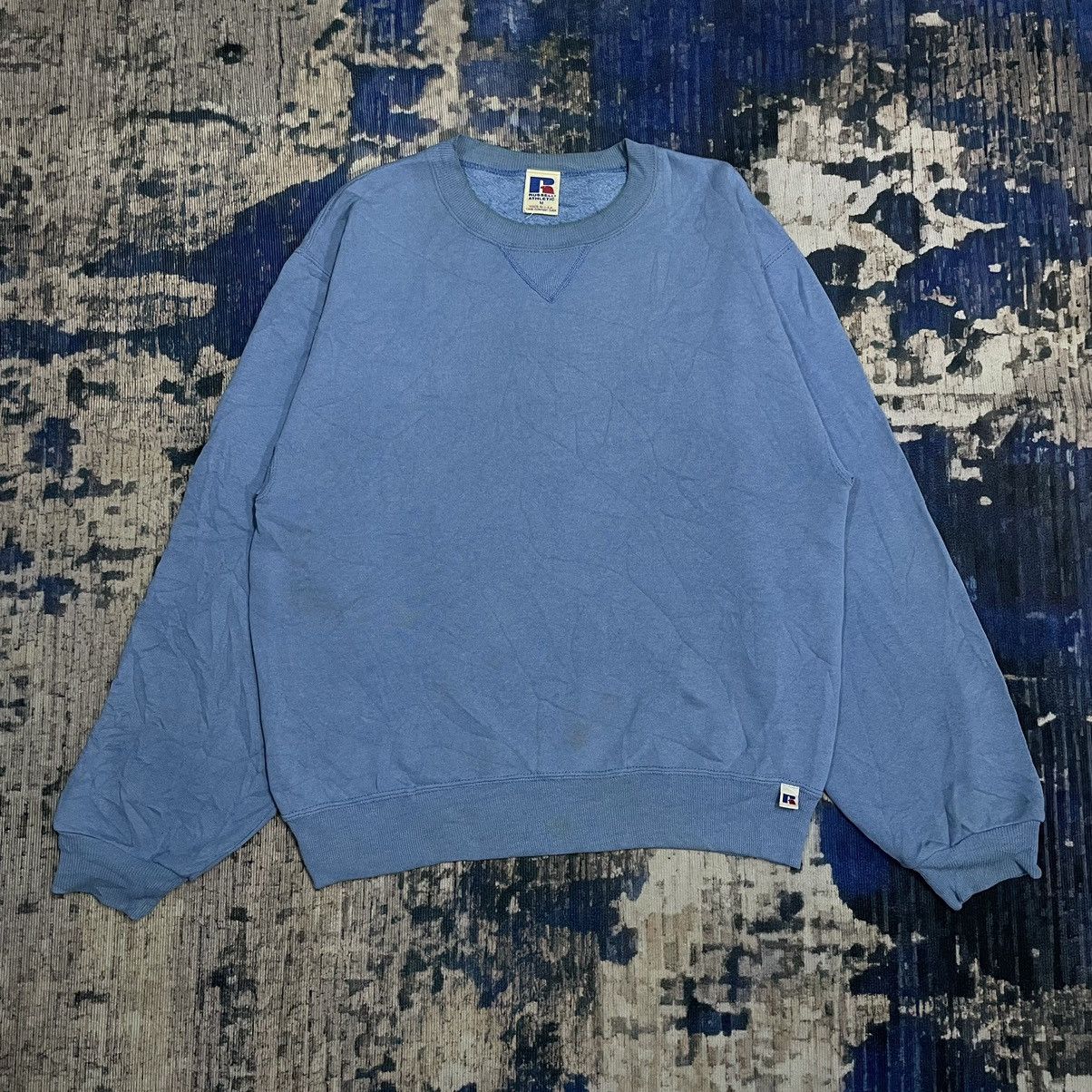 Russell Athletic Vintage 90s Russell Athletic crewneck sweatshirt boxy Size US M / EU 48-50 / 2 - 1 Thumbnail