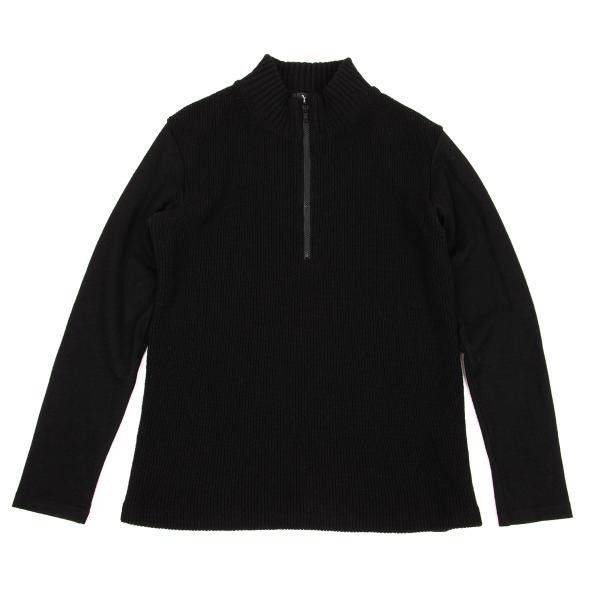 Yohji Yamamoto Yohji Yamamoto Half-Zip Knit Sweater Size US M / EU 48-50 / 2 - 1 Thumbnail