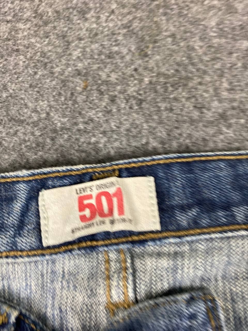 Levi's vintage levis 501 distressed denim nice design Size US 34 / EU 50 - 14 Thumbnail