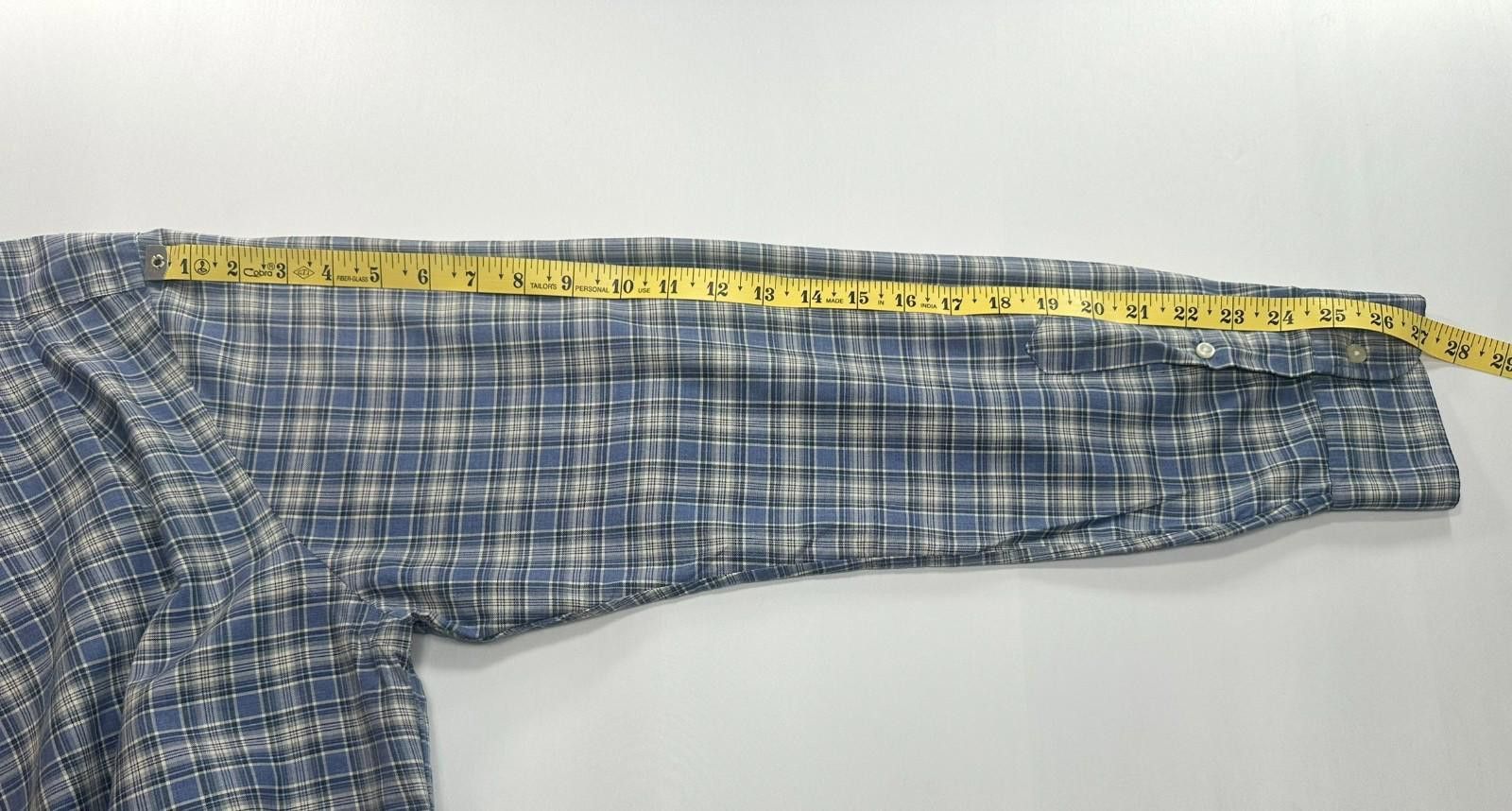 Polo Ralph Lauren Polo Ralph Lauren Classic Fit Plaid Button Up Blue Mens XL Size US XL / EU 56 / 4 - 5 Thumbnail