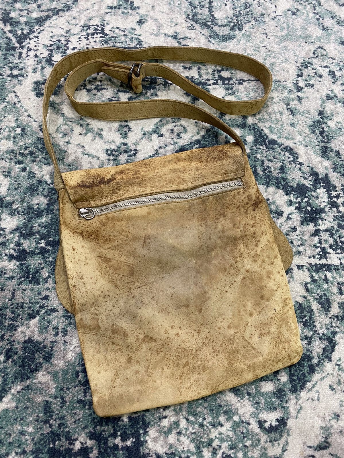 Jean Paul Gaultier Jean Paul Gaultier Raw Calf Leather Crossbody Bag Size ONE SIZE - 15 Thumbnail