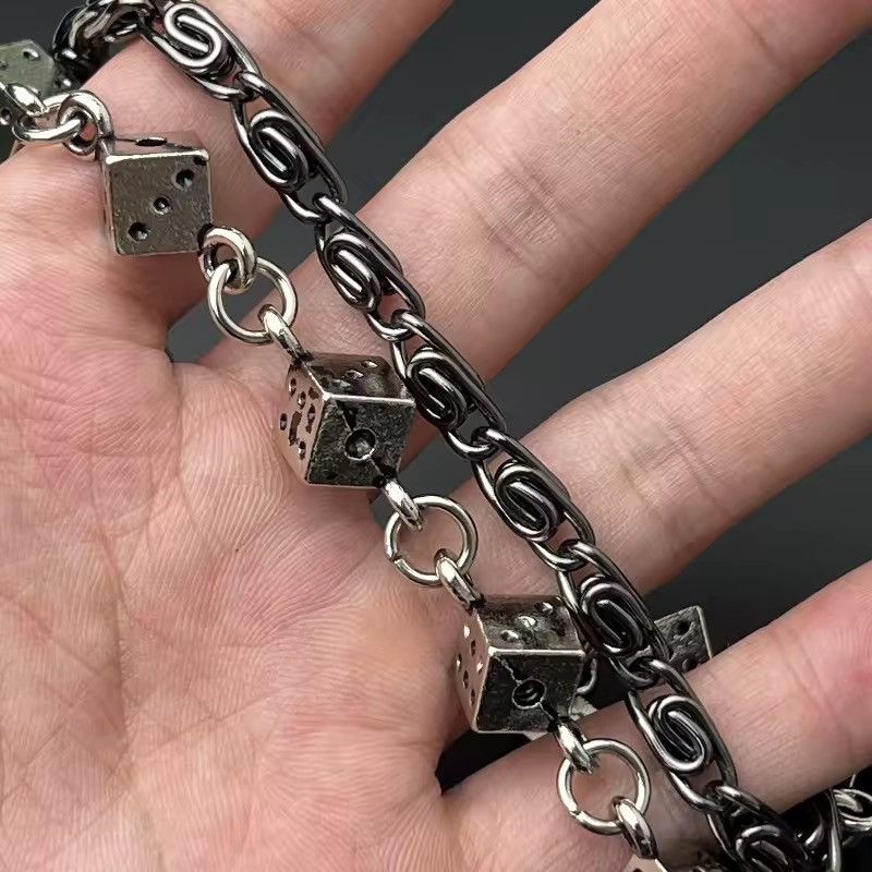 VIBE Dice Chain Wallet Belt Chain Trousers Pants Size ONE SIZE - 6 Thumbnail