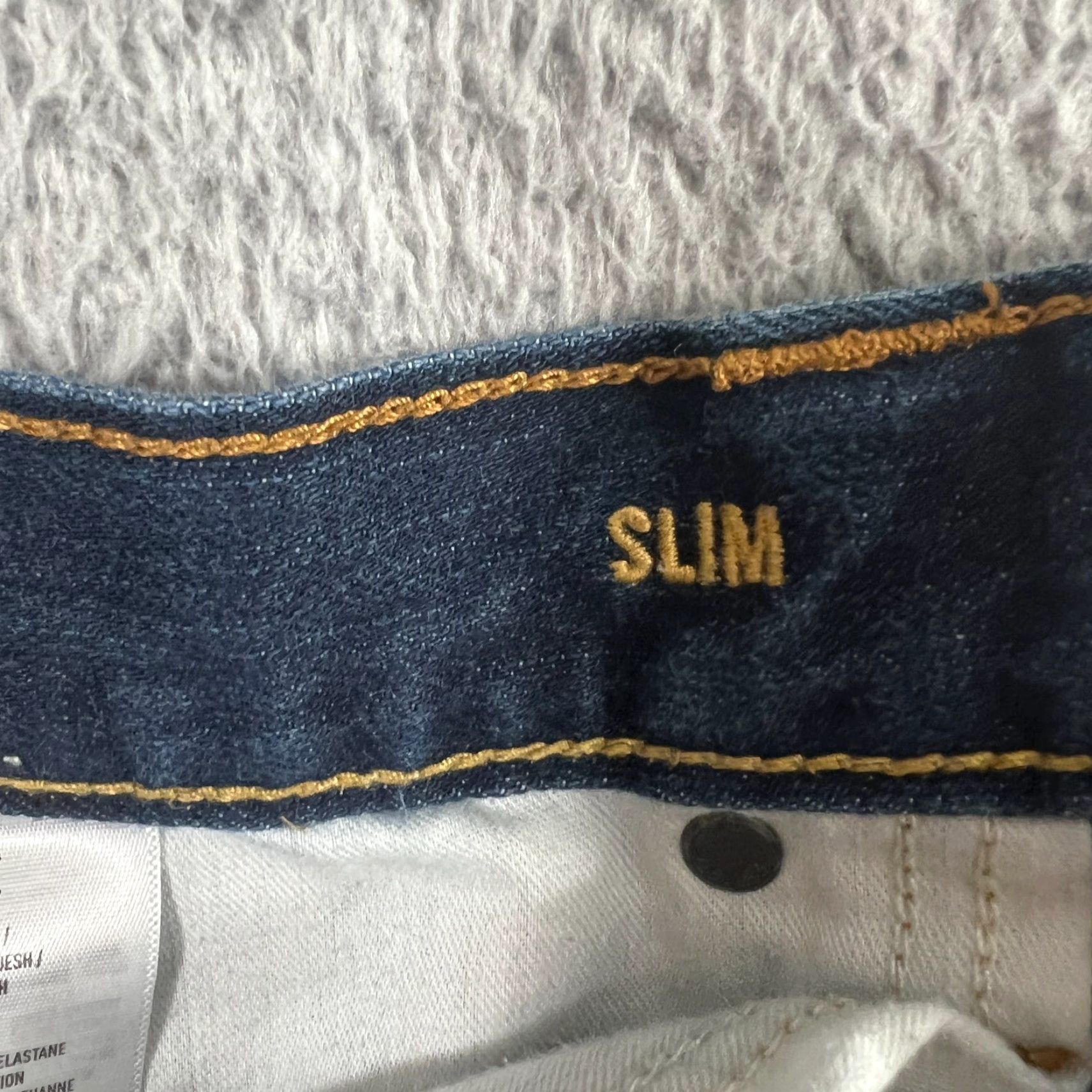 American Eagle Outfitters American Eagle Jeans Slim Straight 32x33 Blue Distressed Men's Denim Size US 32 / EU 48 - 6 Thumbnail