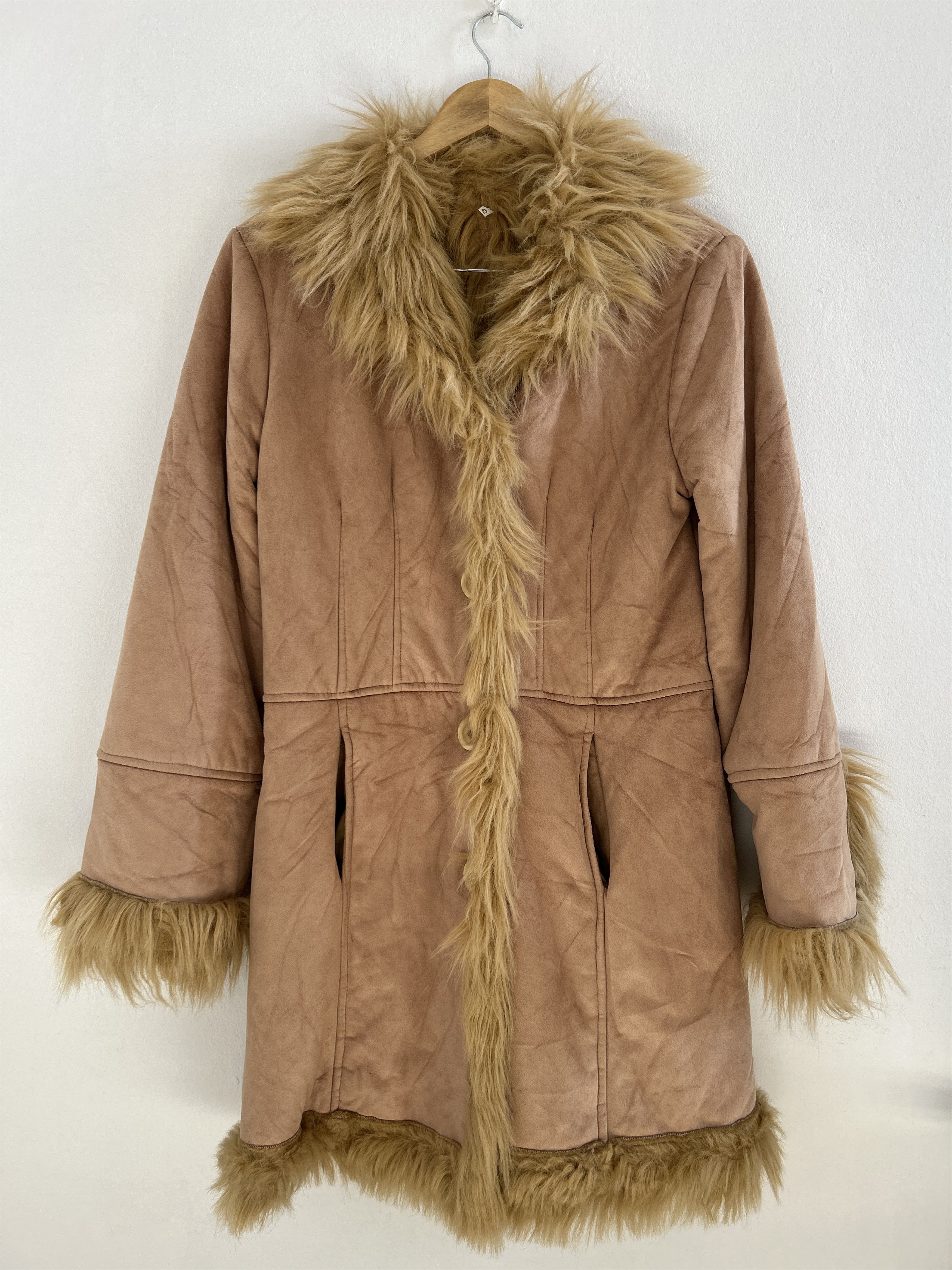 Vintage Vintage 70s Faux Suede Penny Lane Coat Size M / US 6-8 / IT 42-44 - 9 Thumbnail