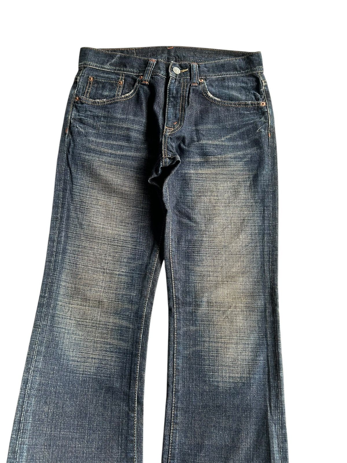 Japanese Brand × Kapital × Vintage Flare GLHEART Rusty limited Edition Denim Jeans Size US 30 / EU 46 - 8 Thumbnail