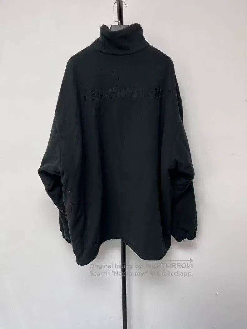 Balenciaga Balenciaga Solid Color Zip Up High Collar Long Sleeve Jack Size US S / EU 44-46 / 1 - 1 Thumbnail