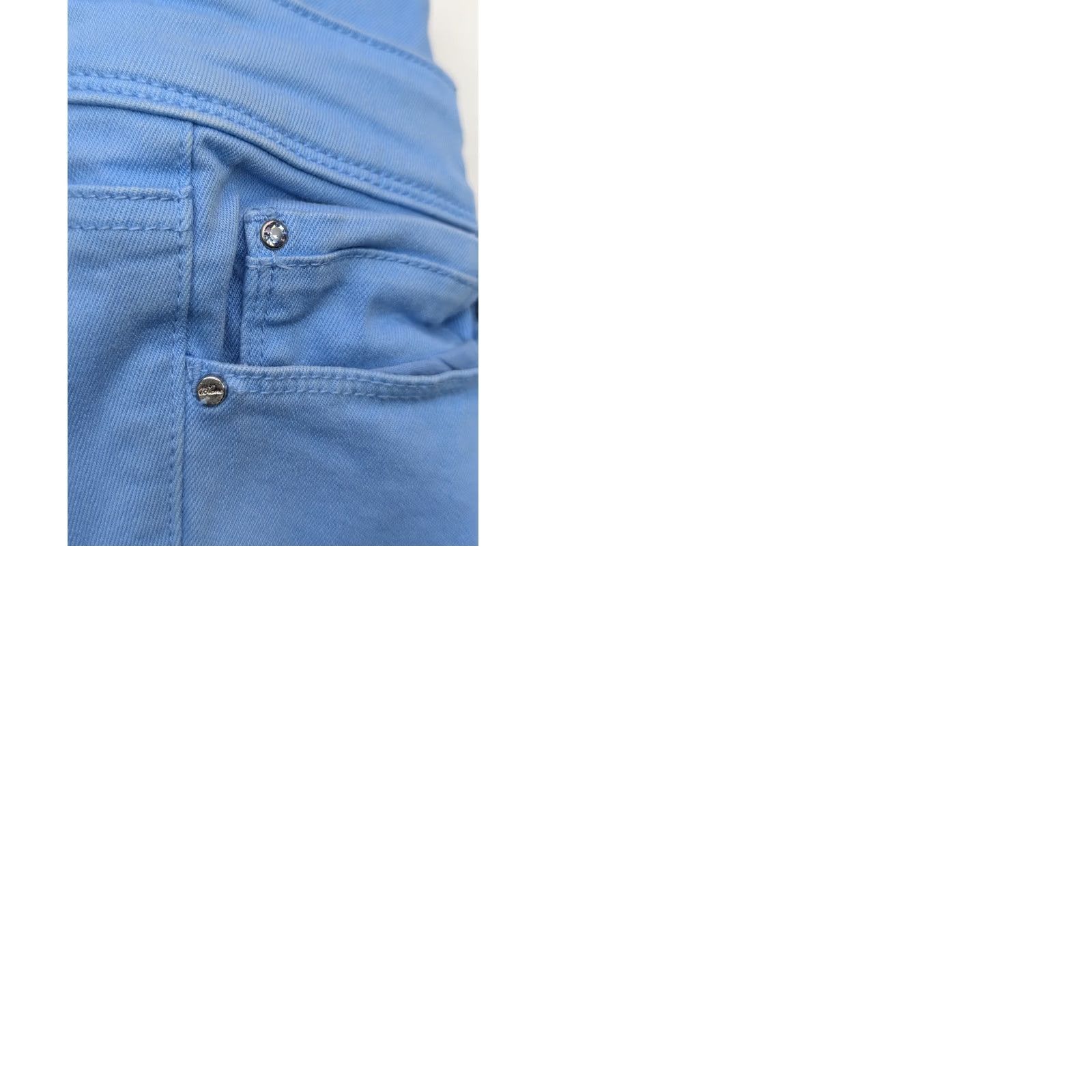 White House Black Market WHITE HOUSE BLACK MARKET BLANC Jeans - Vintage? No. Blue Pastel Denim Ankle Jeans Women 4R 30x29 Slim Stretch 5-Pocket Size 27" / US 4 / IT 40 - 9 Thumbnail