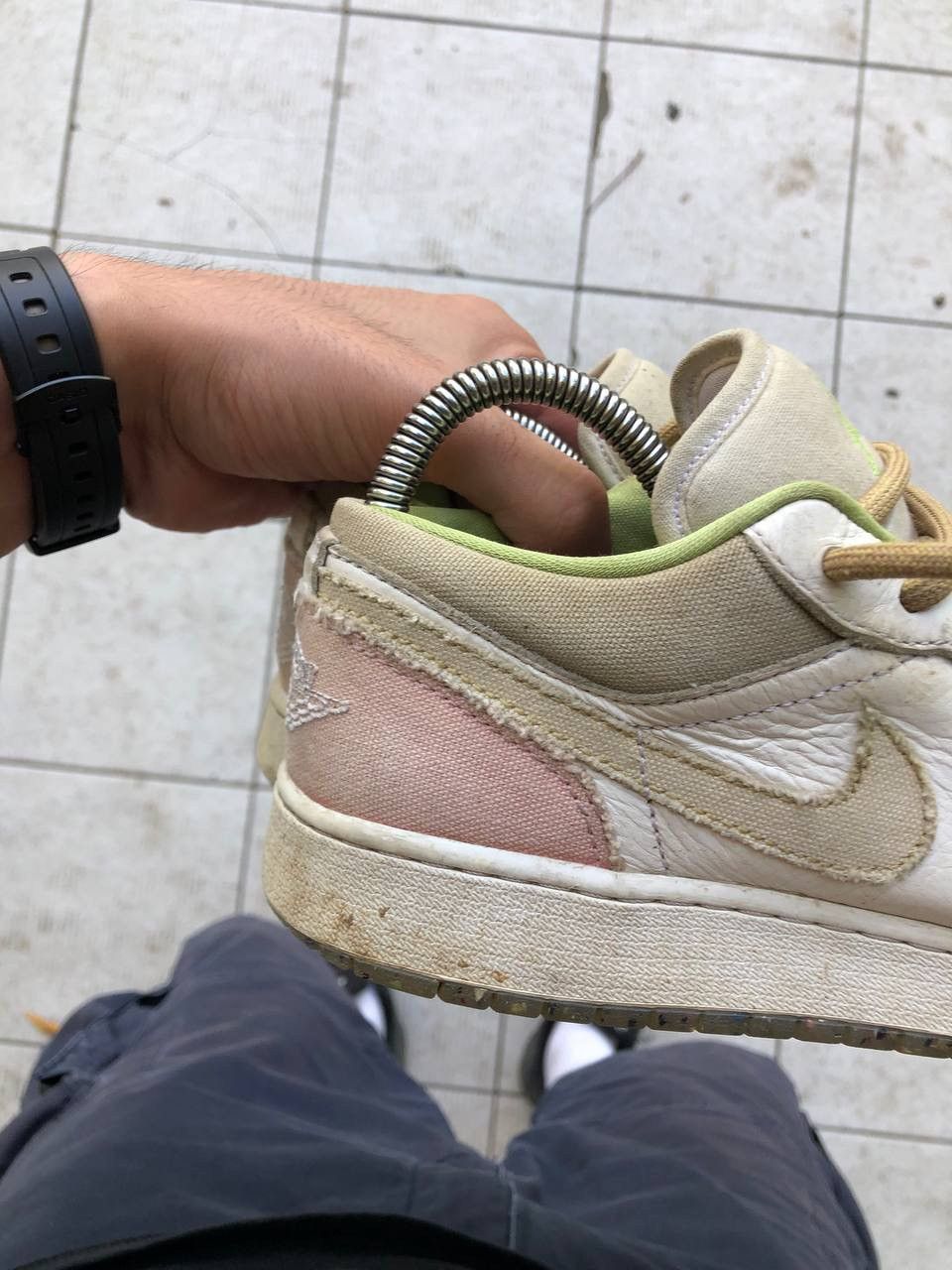 Vintage VERY RARE NIKE AIR JORDAN DUNK SNEAKERS JAPAN STYLE Y2K 90s Size US 6.5 / IT 36.5 - 3 Thumbnail