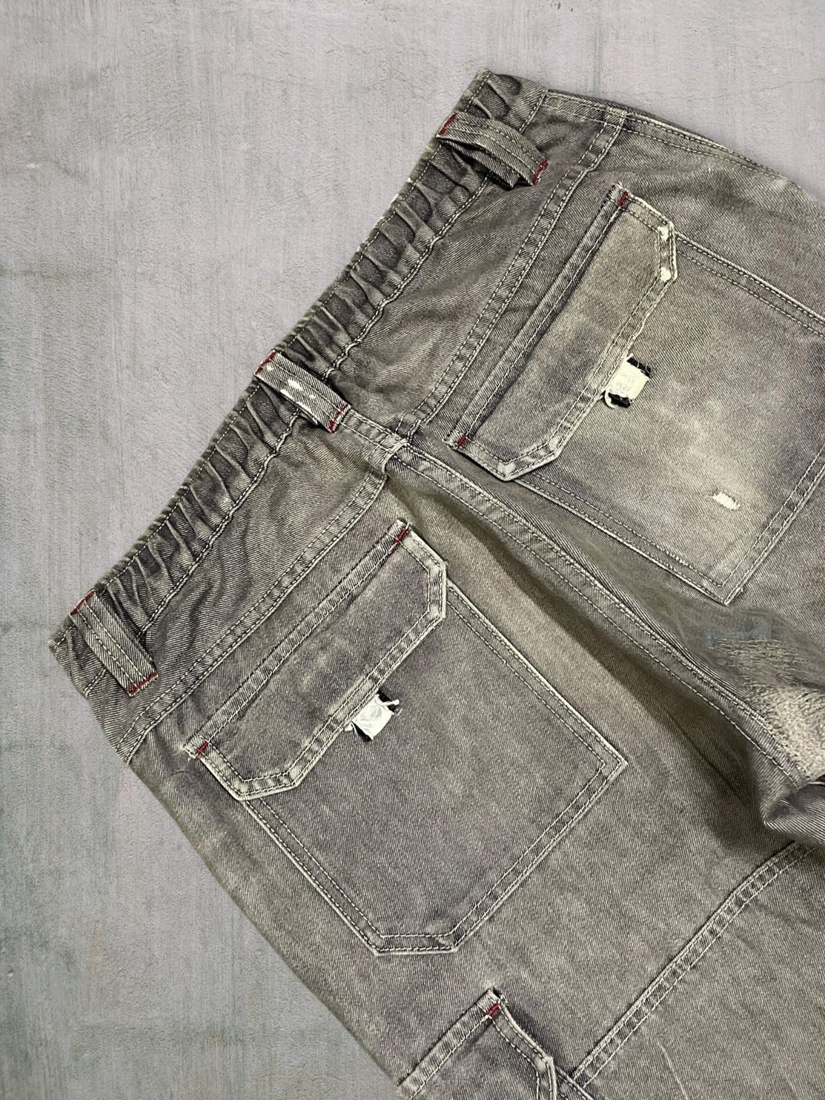 JNCO Vintage Y2K PJ’s Surf Carpenter Cargo Denim Baggy Jorts Size US 32 / EU 48 - 7 Thumbnail