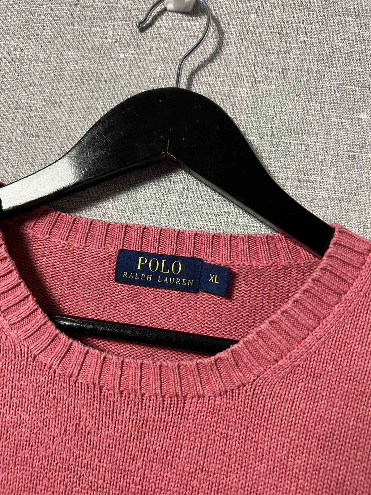 Polo Ralph Lauren × Vintage Polo Ralph Lauren Crewneck Knitted Pink Sweater Pony Size US XL / EU 56 / 4 - 6 Thumbnail