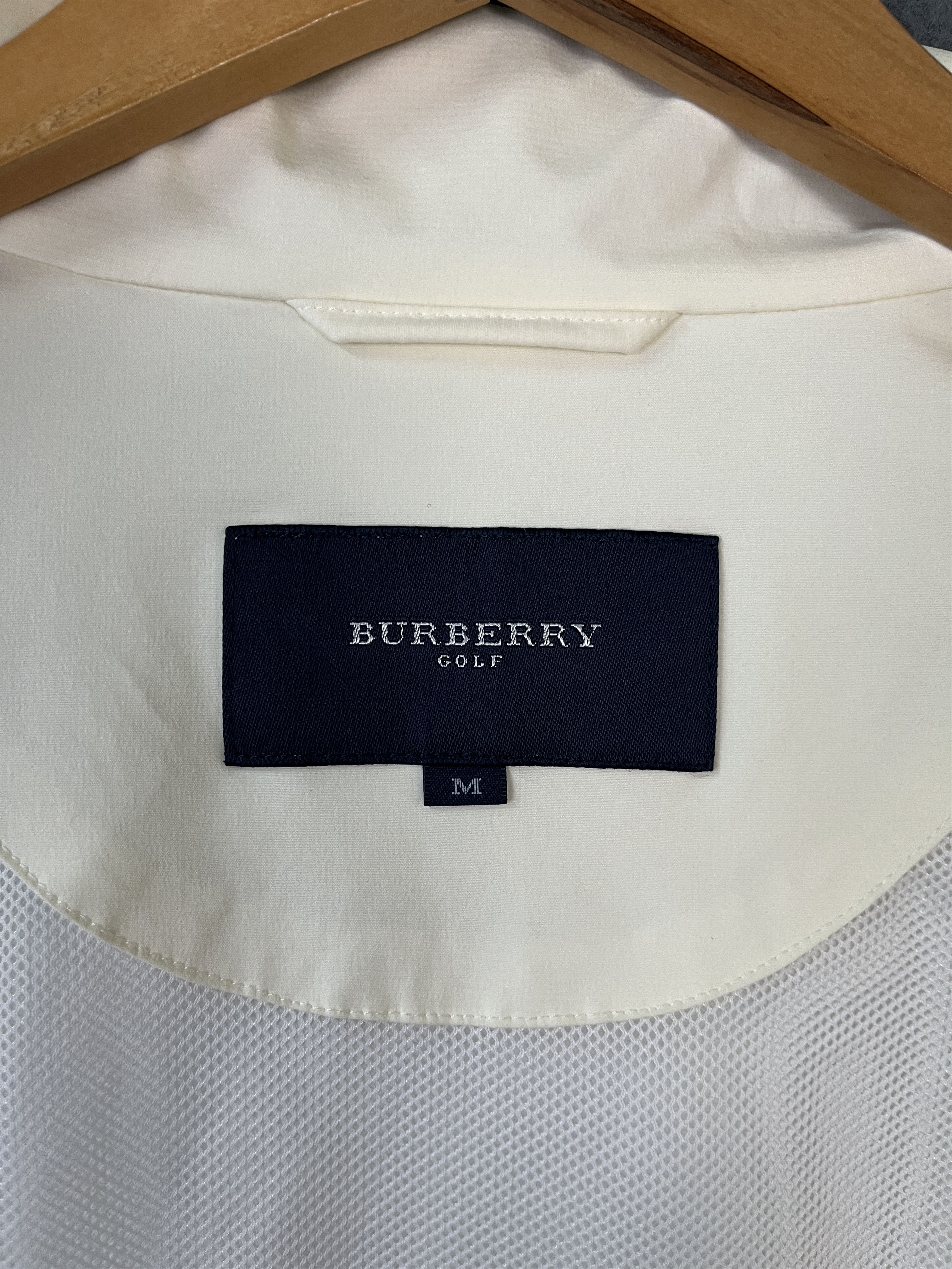 Burberry Burberry Golf Waterproof Windbreaker White Jacket Size US M / EU 48-50 / 2 - 11 Thumbnail