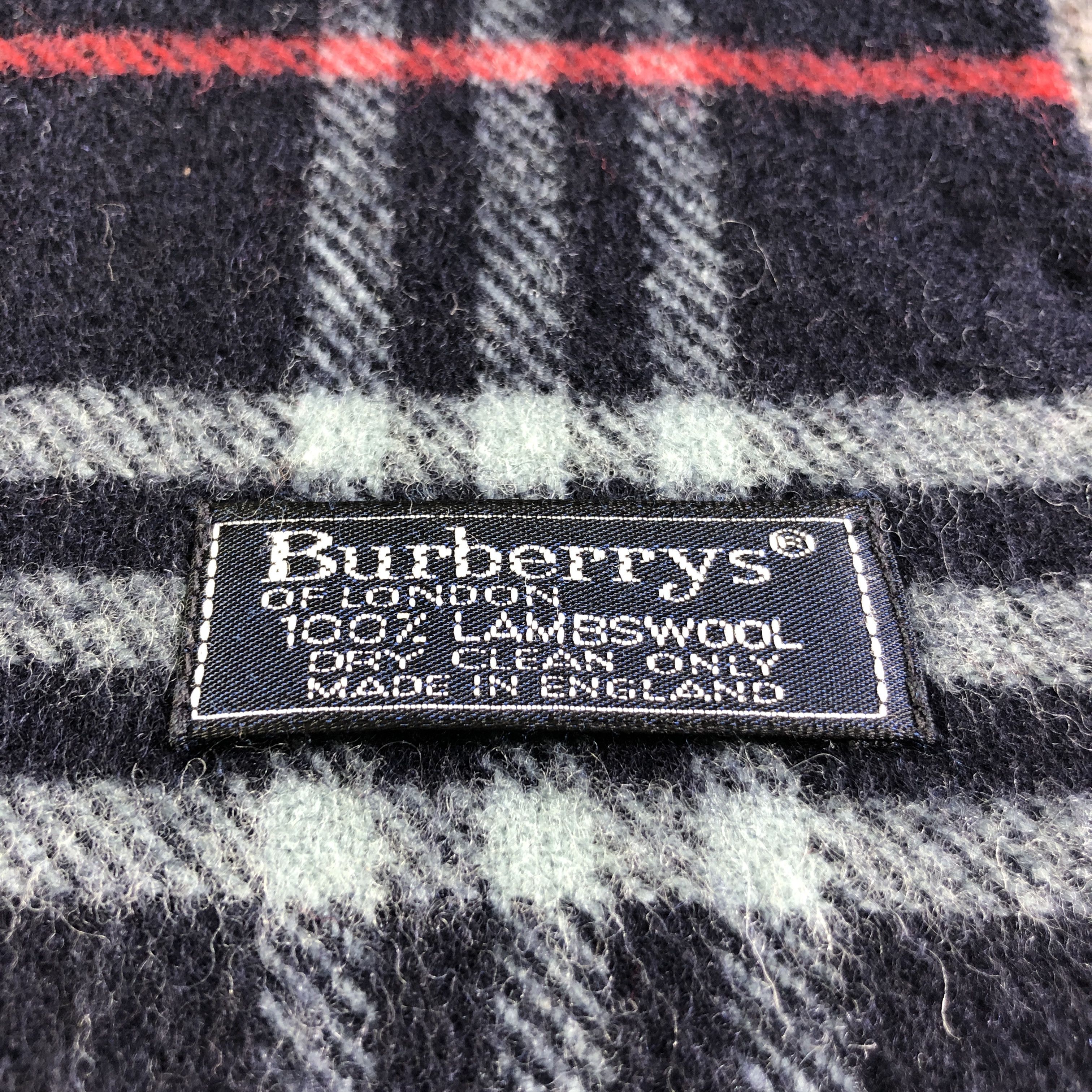 Burberry Burberrys Nova Check Wool Scarf Muffler V2646 Size ONE SIZE - 4 Thumbnail