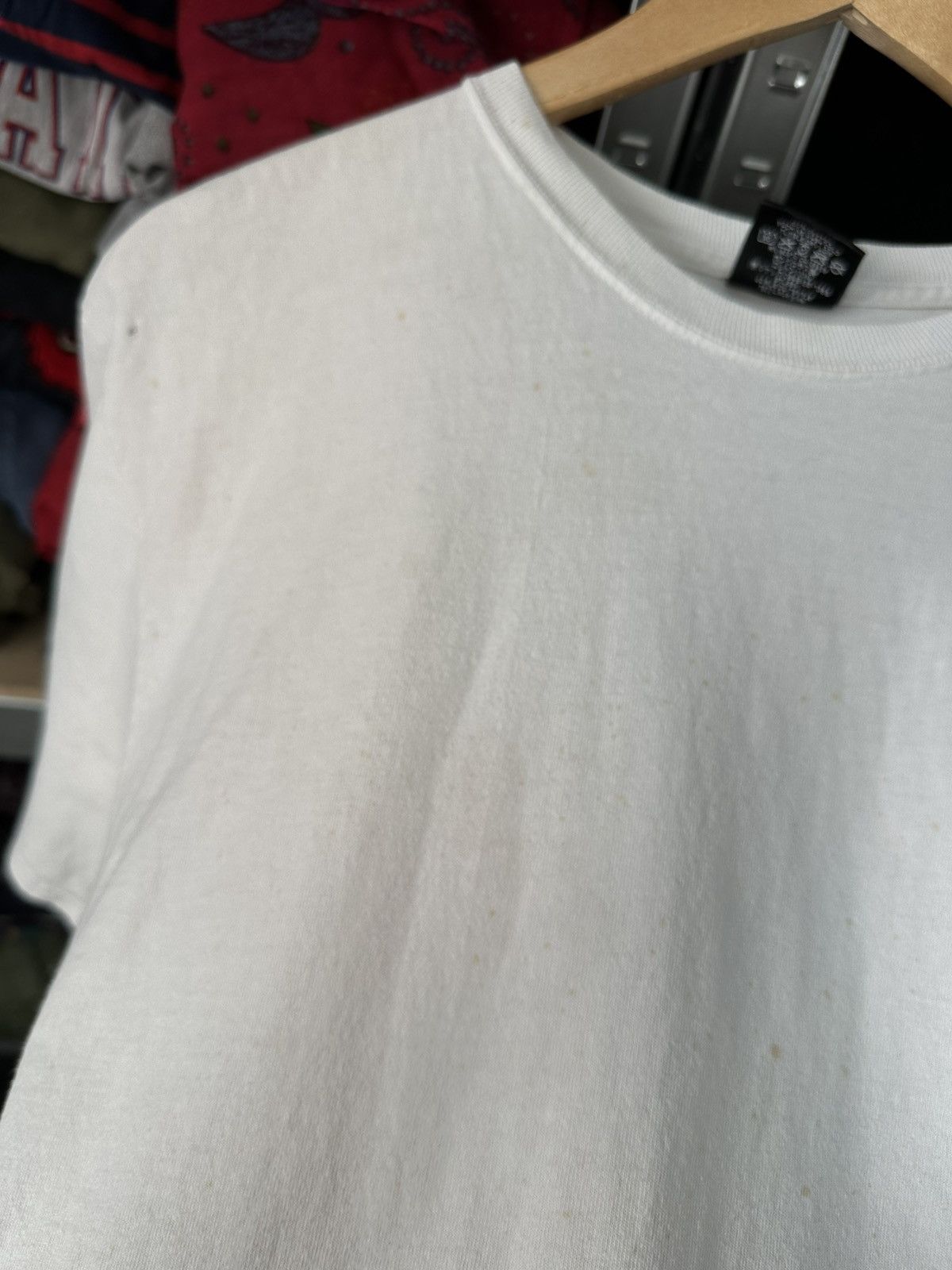 Stussy Y2K Stussy 8Ball Thrashed T-Shirt Big Logo Rare White Tee Size US L / EU 52-54 / 3 - 18 Thumbnail