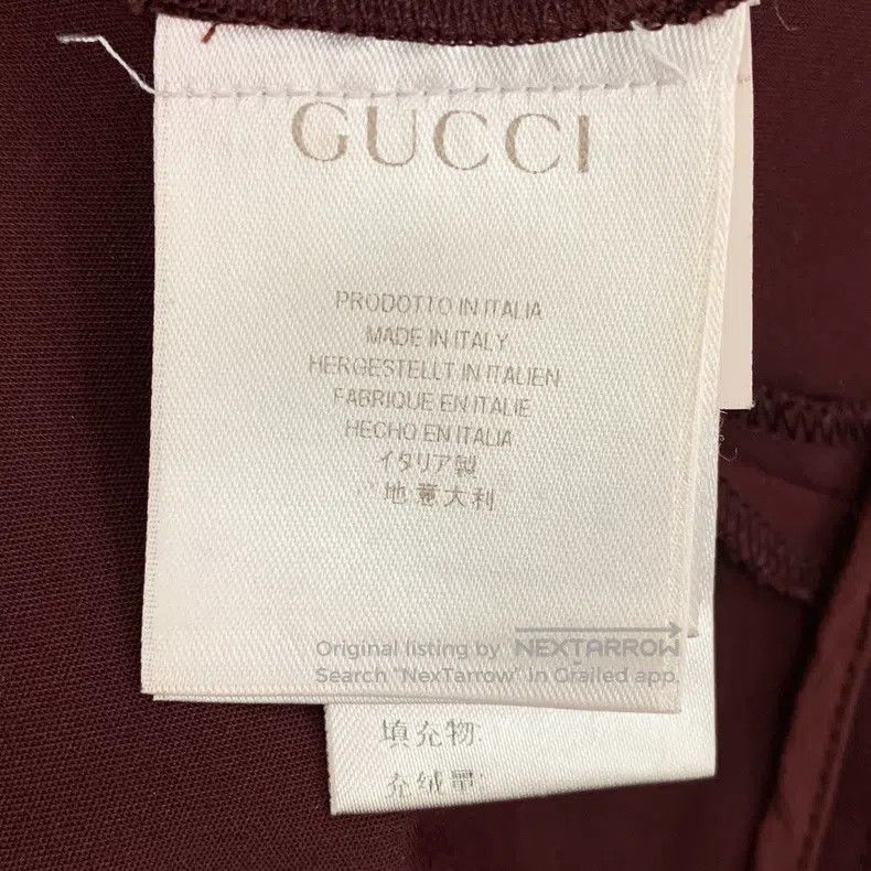 Gucci Gucci Dark red cotton casual trousers Size 25" / US 0 / IT 36 - 6 Thumbnail